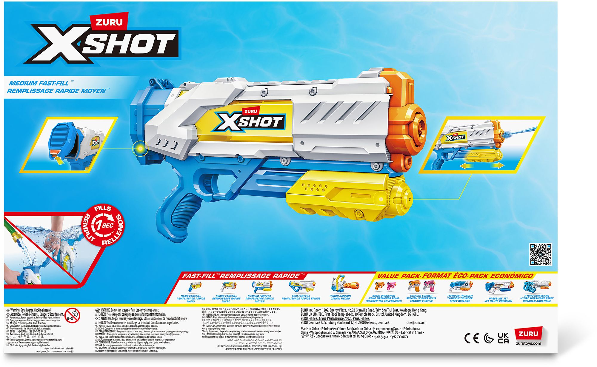 Zuru X-Shot Fast Fill Medium Blaster product image