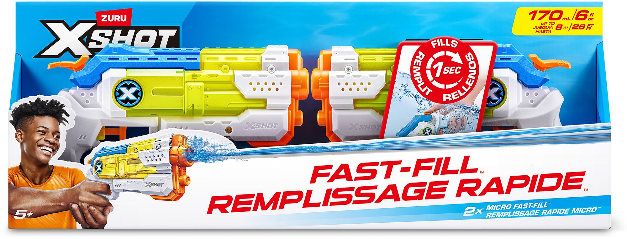 Zuru X-Shot Water 2-Pack Small Water Blaster product image