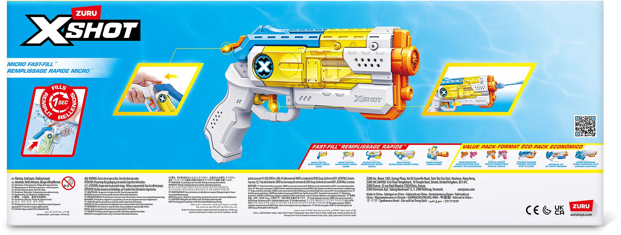 Zuru X-Shot Water 2-Pack Small Water Blaster product image
