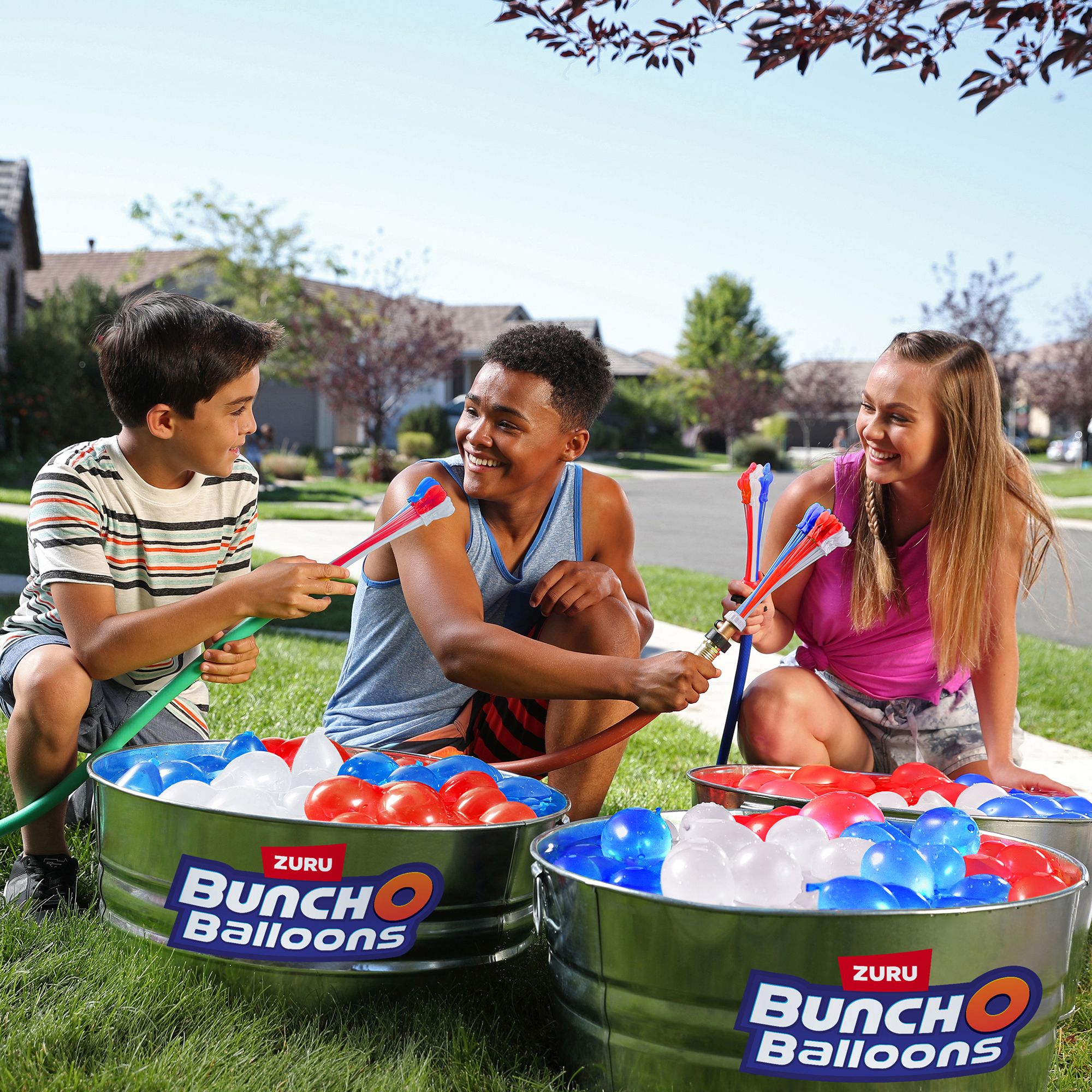 Zuru Bunch O Balloons 100 Rapid-Filling Self-Sealing Water Balloons – 3 Pack product image