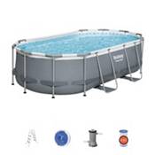 Bestway Power Steel Oval Inflatable Pool Set product image