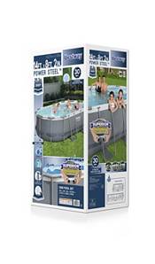 Bestway Power Steel Oval Inflatable Pool Set product image
