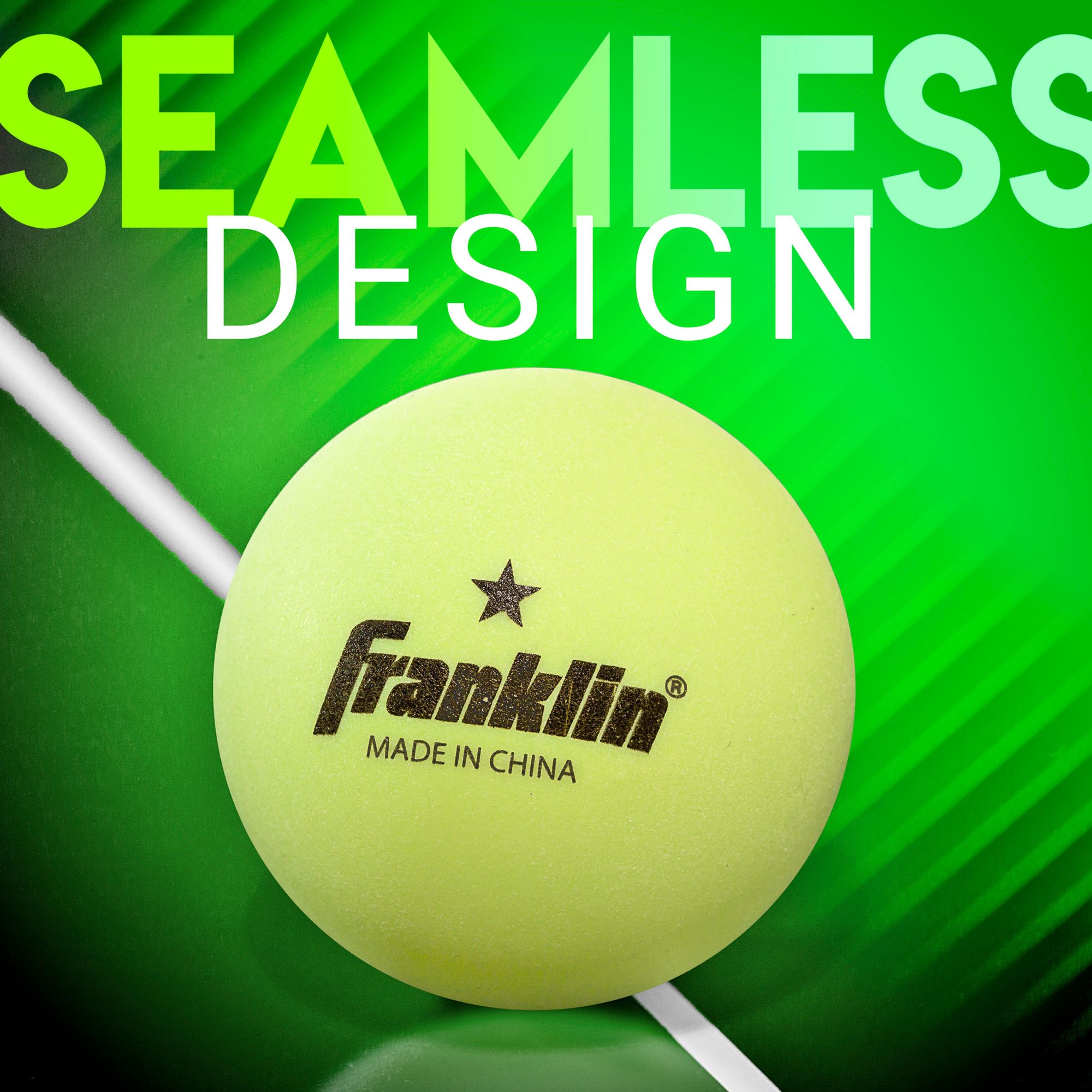 Franklin Glow In the Dark Table Tennis Balls product image