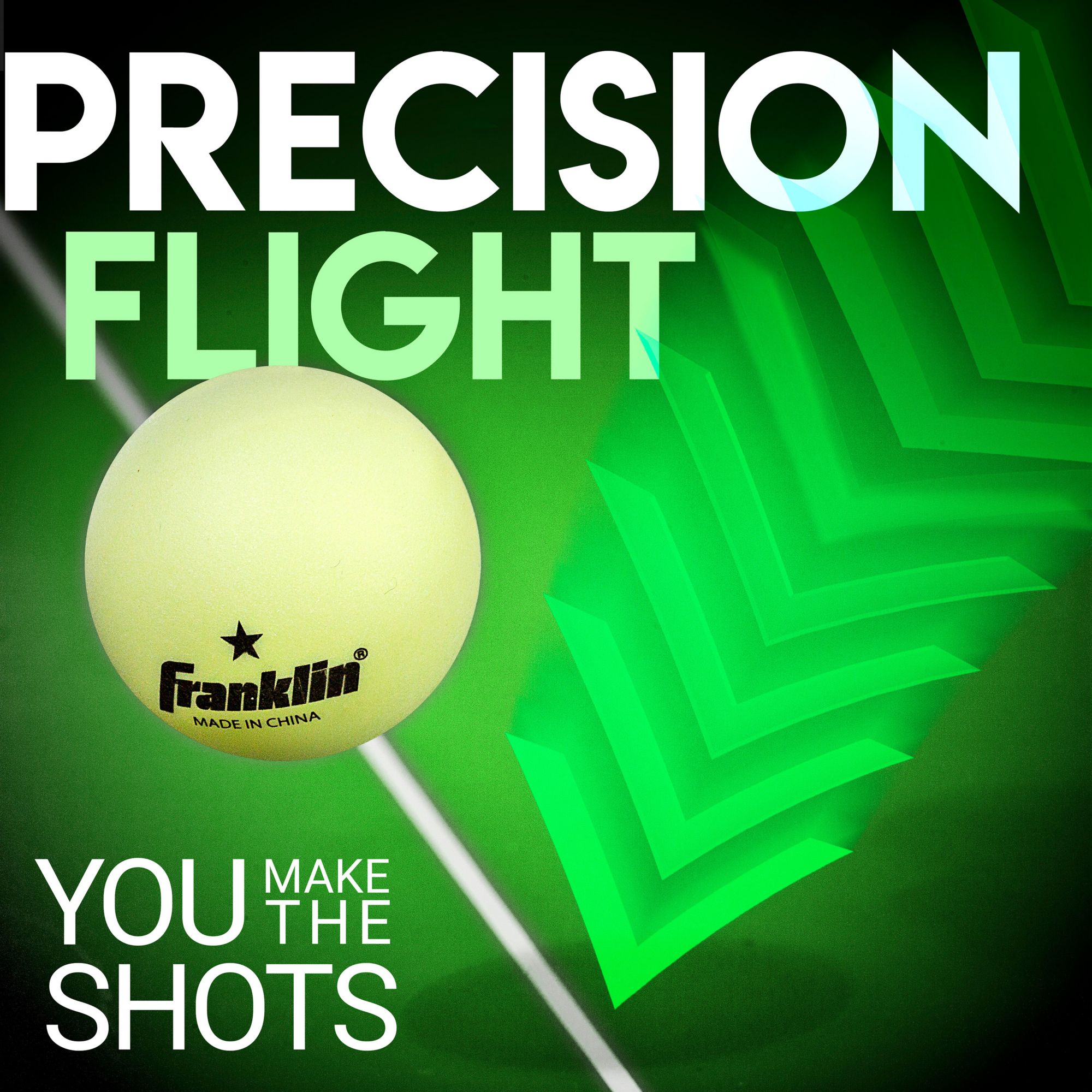 Franklin Glow In the Dark Table Tennis Balls product image