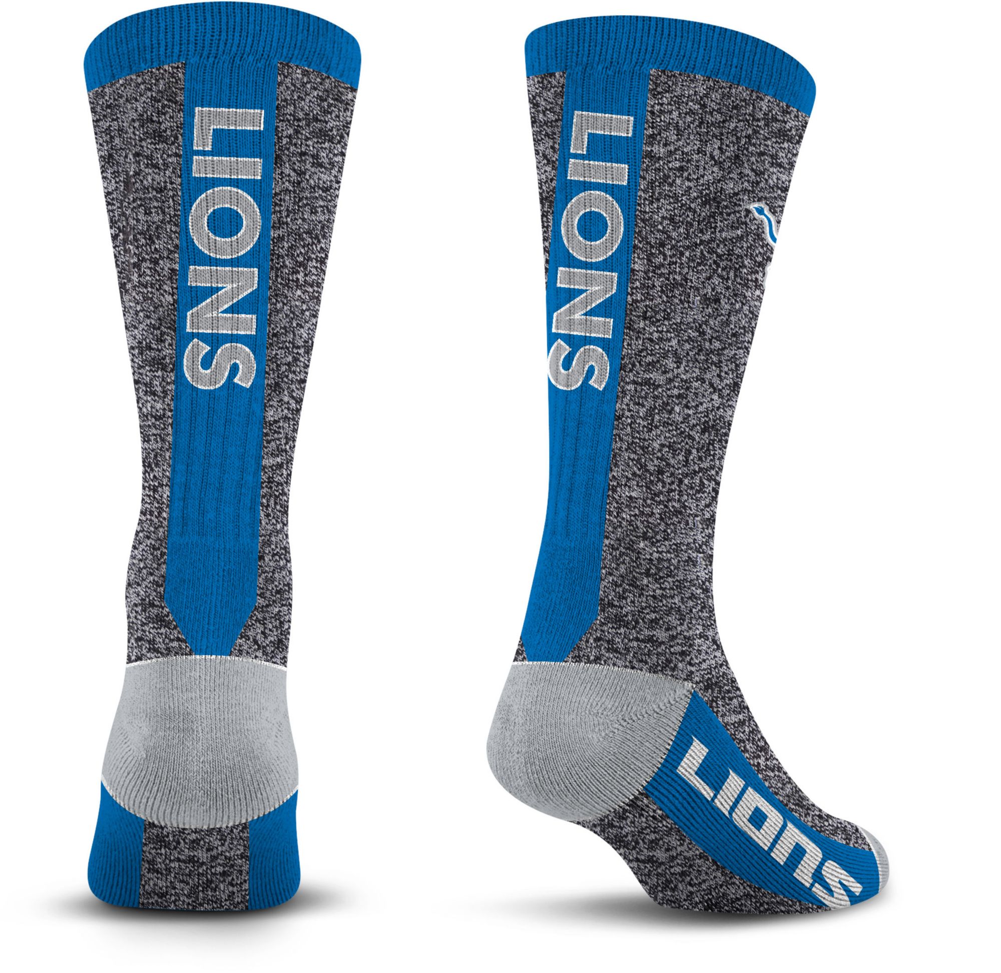 For Bare Feet Adult Detroit Lions Marble MVP Socks product image