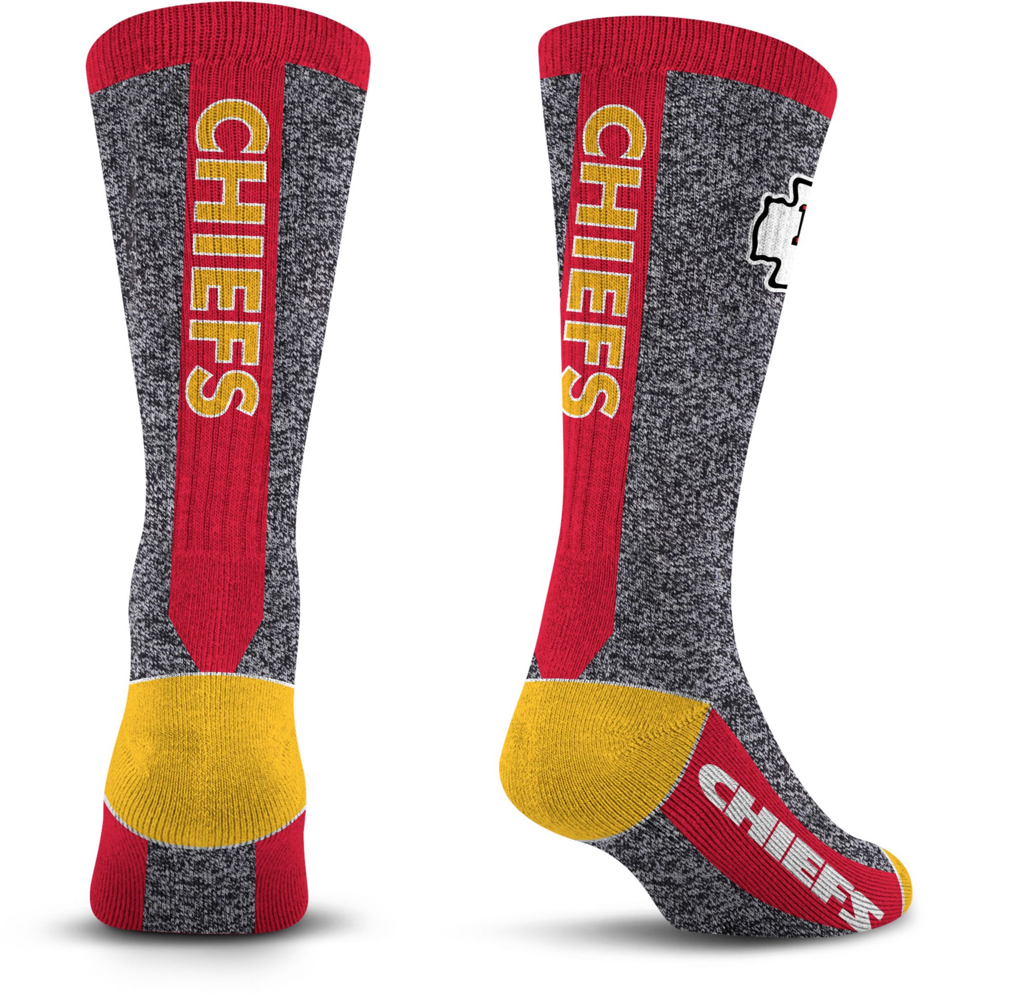 For Bare Feet Adult Kansas City Chiefs Marble MVP Socks product image