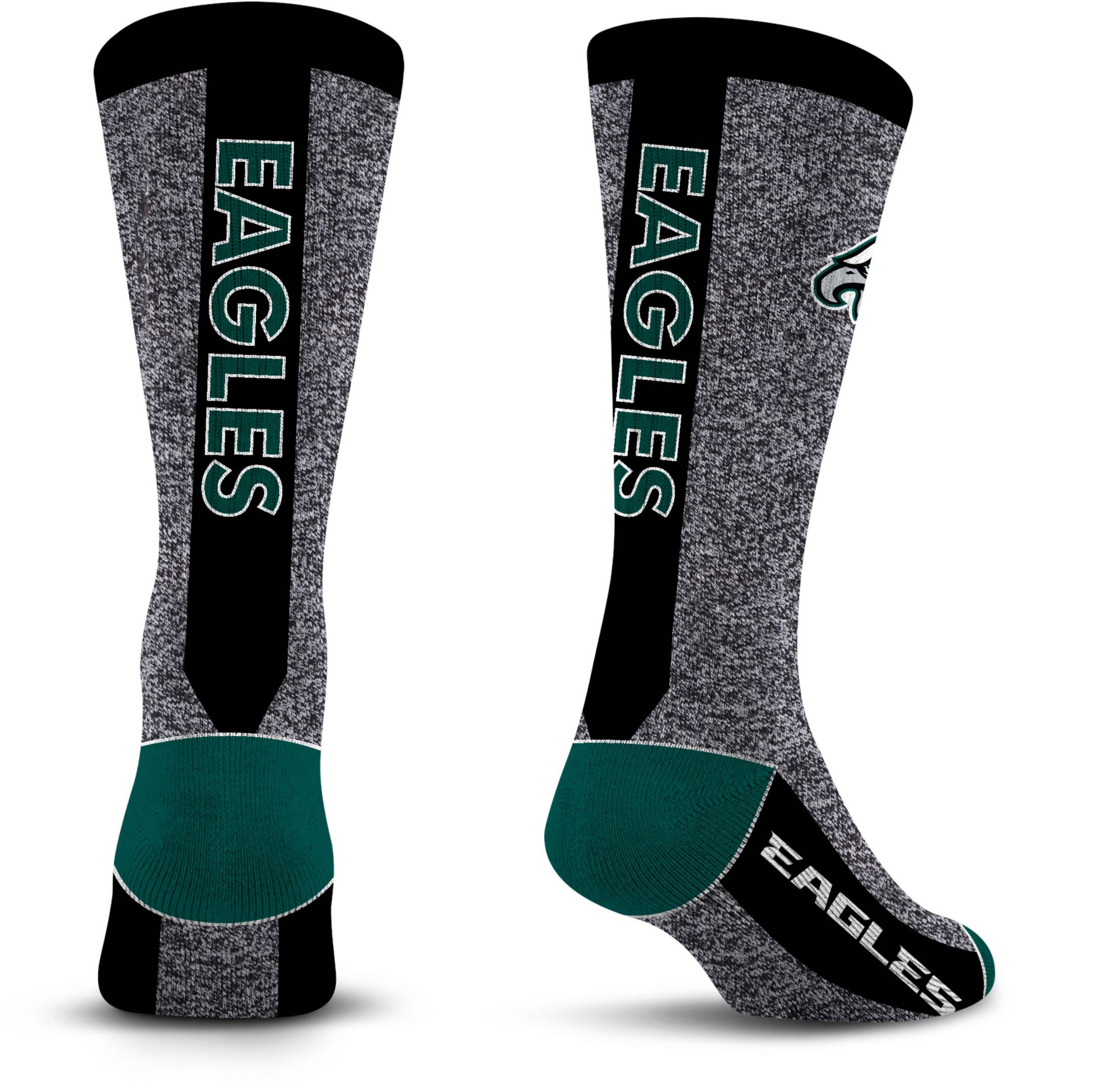 For Bare Feet Adult Philadelphia Eagles Marble MVP Socks product image