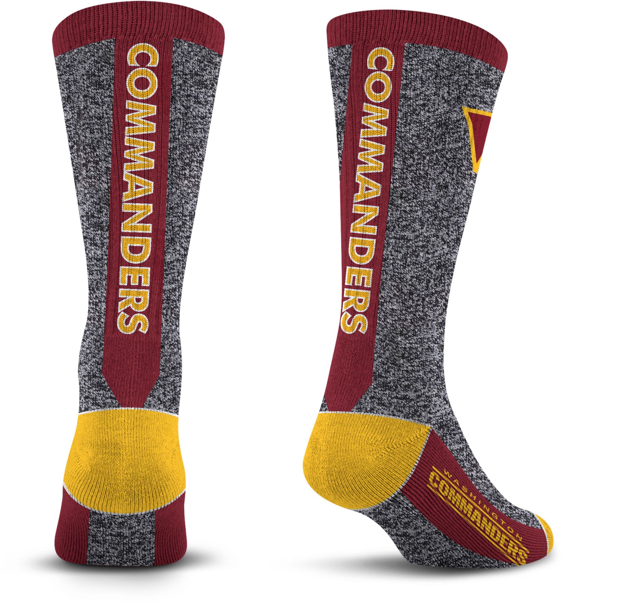 For Bare Feet Adult Washington Commanders Marble MVP Socks product image