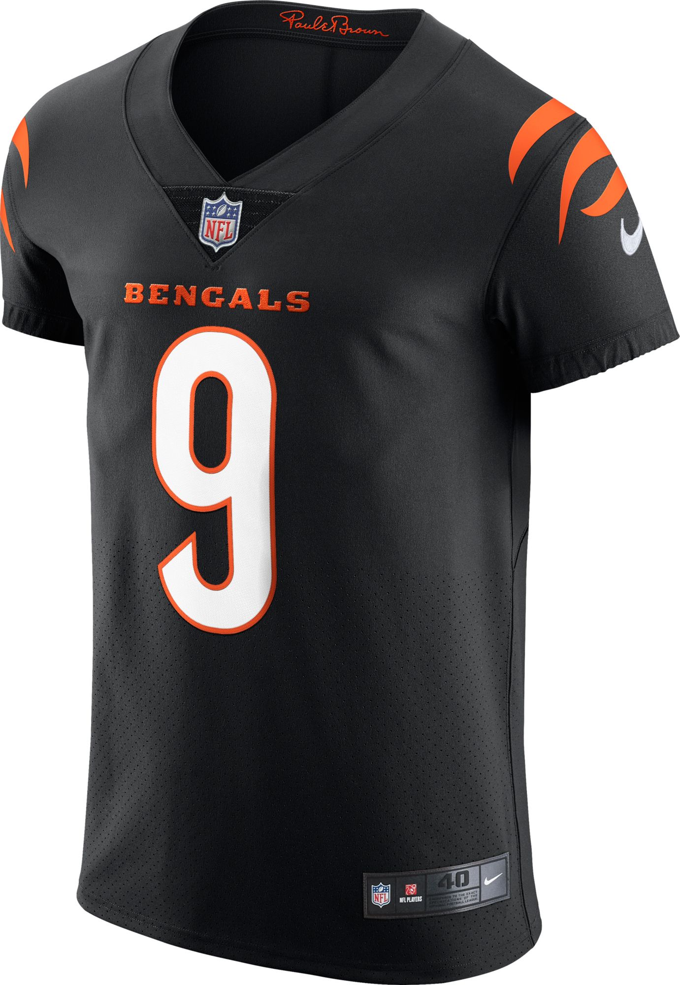 Cincinnati Cincinnati Bengals No9 Joe Burrow Men's Nike Leopard Print Fashion Vapor Limited Jersey Black