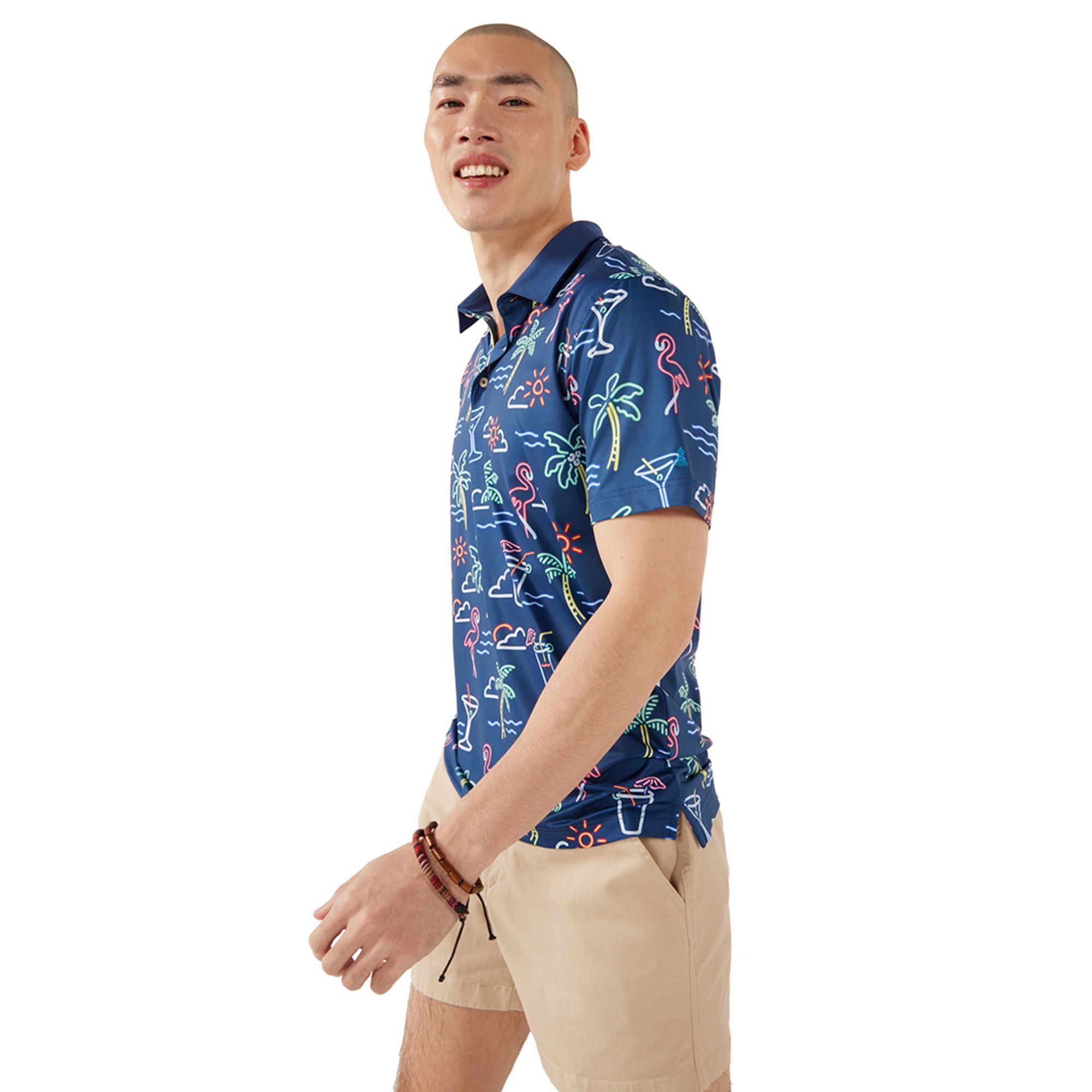 Chubbies Men's The Neon Light Golf Polo product image