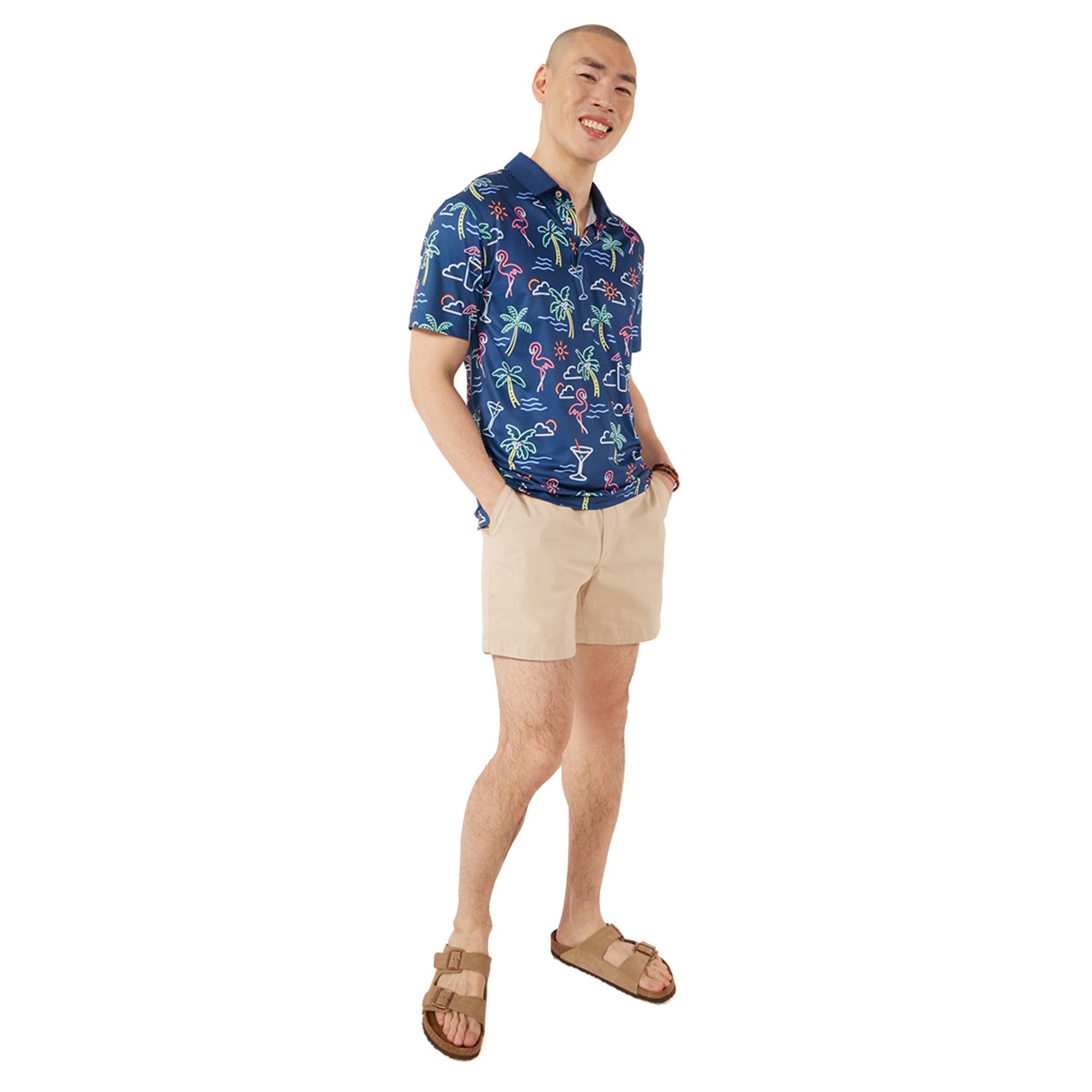 Chubbies Men's The Neon Light Golf Polo product image