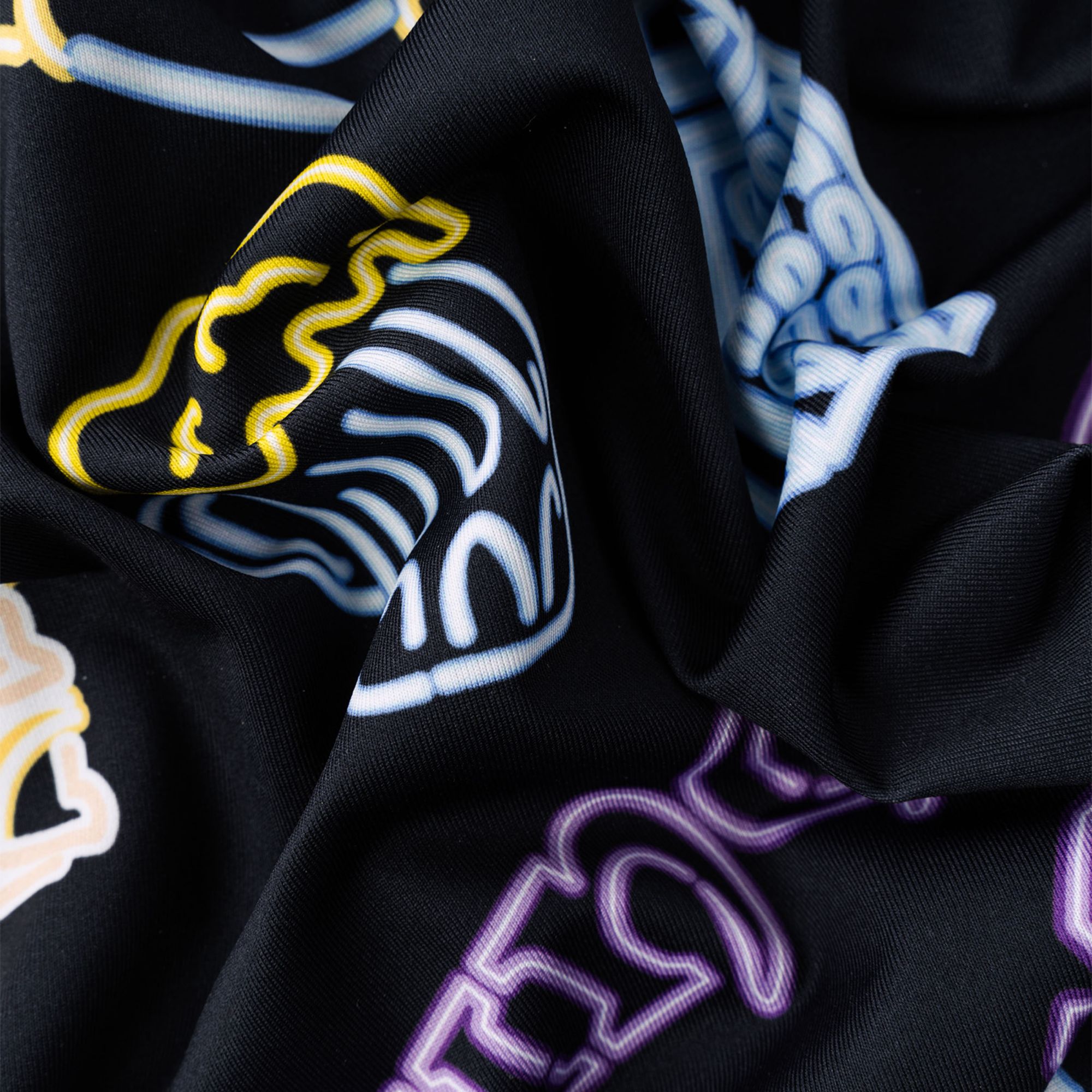 chubbies Men's Minnesota Vikings Black Neon Polo product image