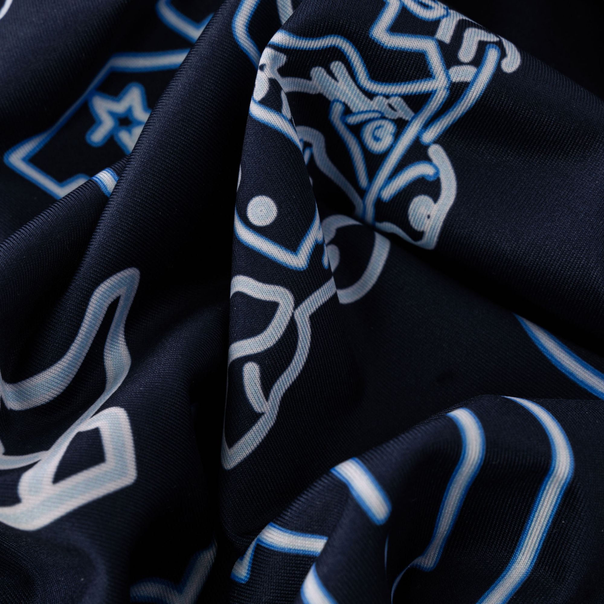 chubbies Men's Dallas Cowboys Navy Neon Polo product image
