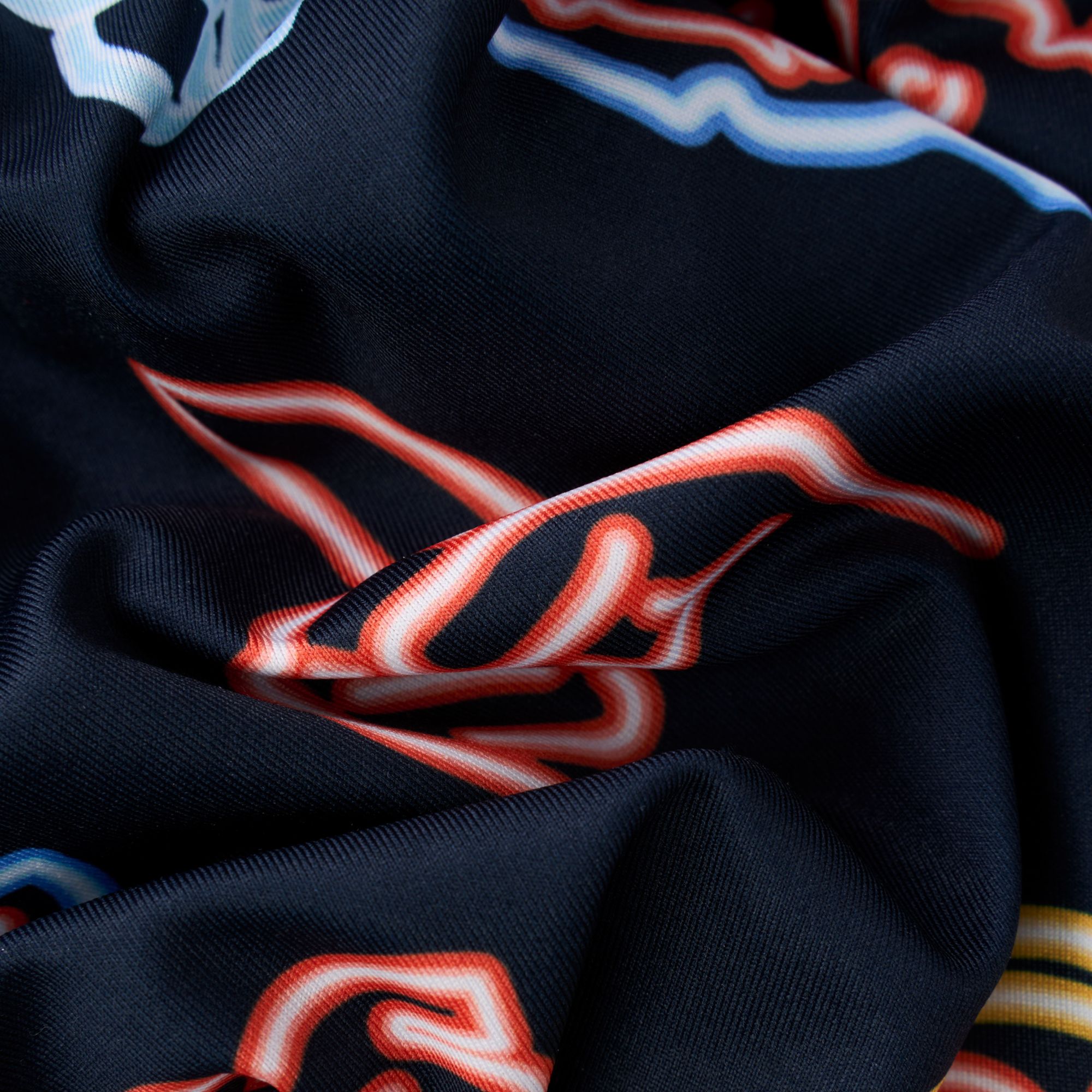chubbies Men's Chicago Bears Navy Neon Polo product image