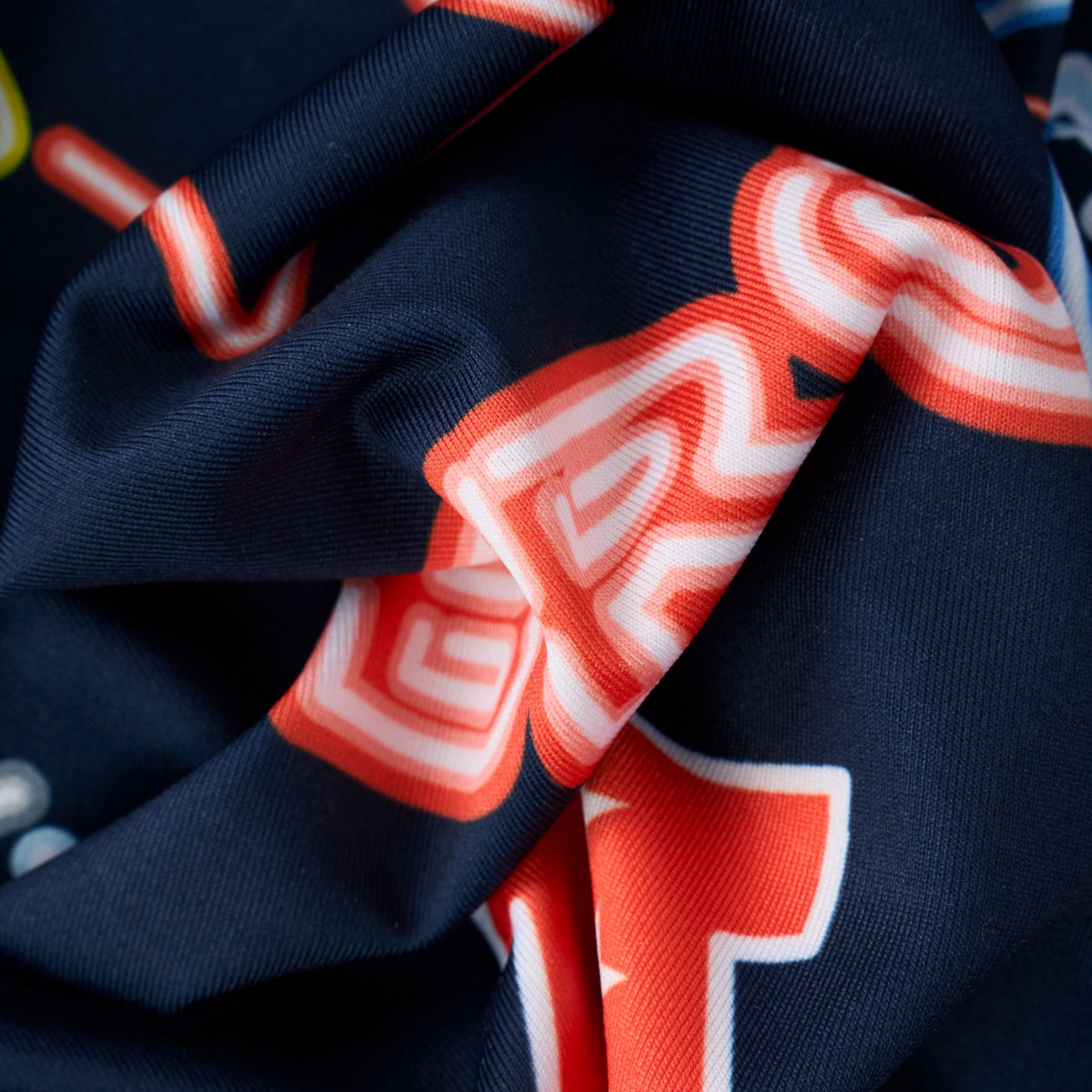 chubbies Men's Denver Broncos Navy Neon Polo product image