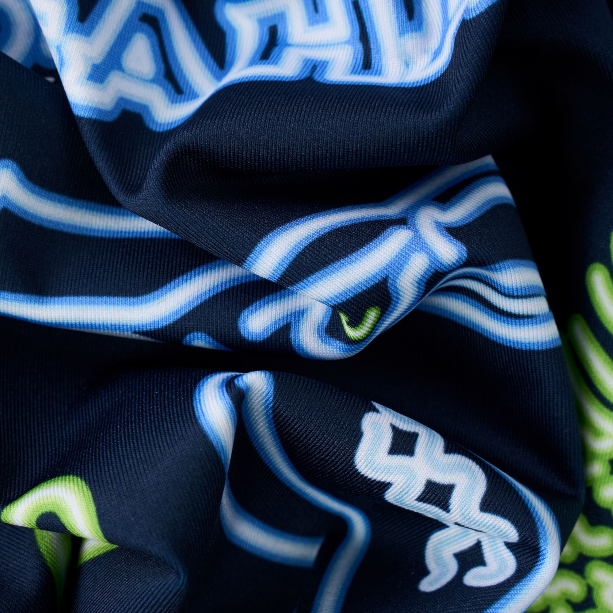 chubbies Men's Seattle Seahawks Navy Neon Polo product image