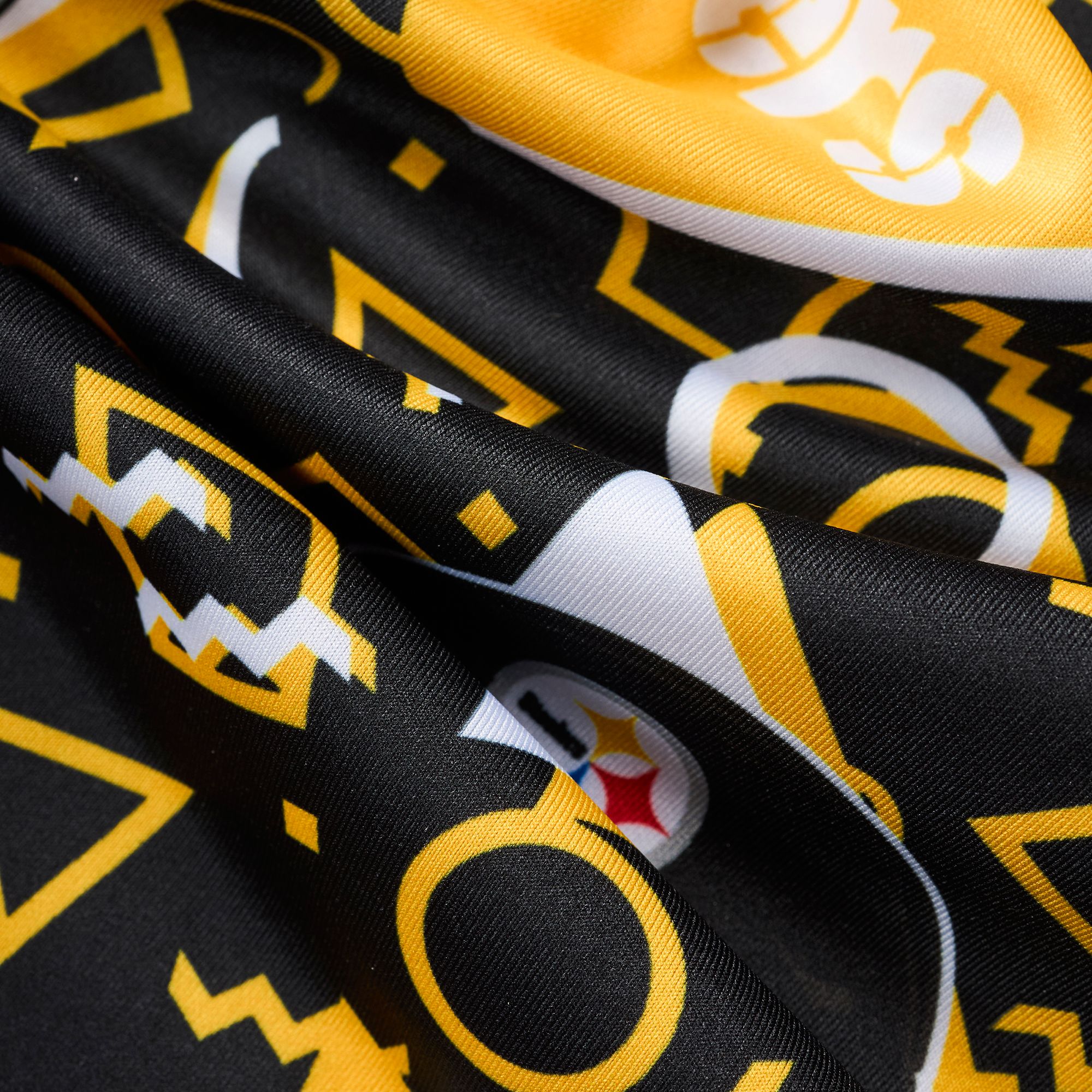 chubbies Men's Pittsburgh Steelers Black Game Day Polo product image