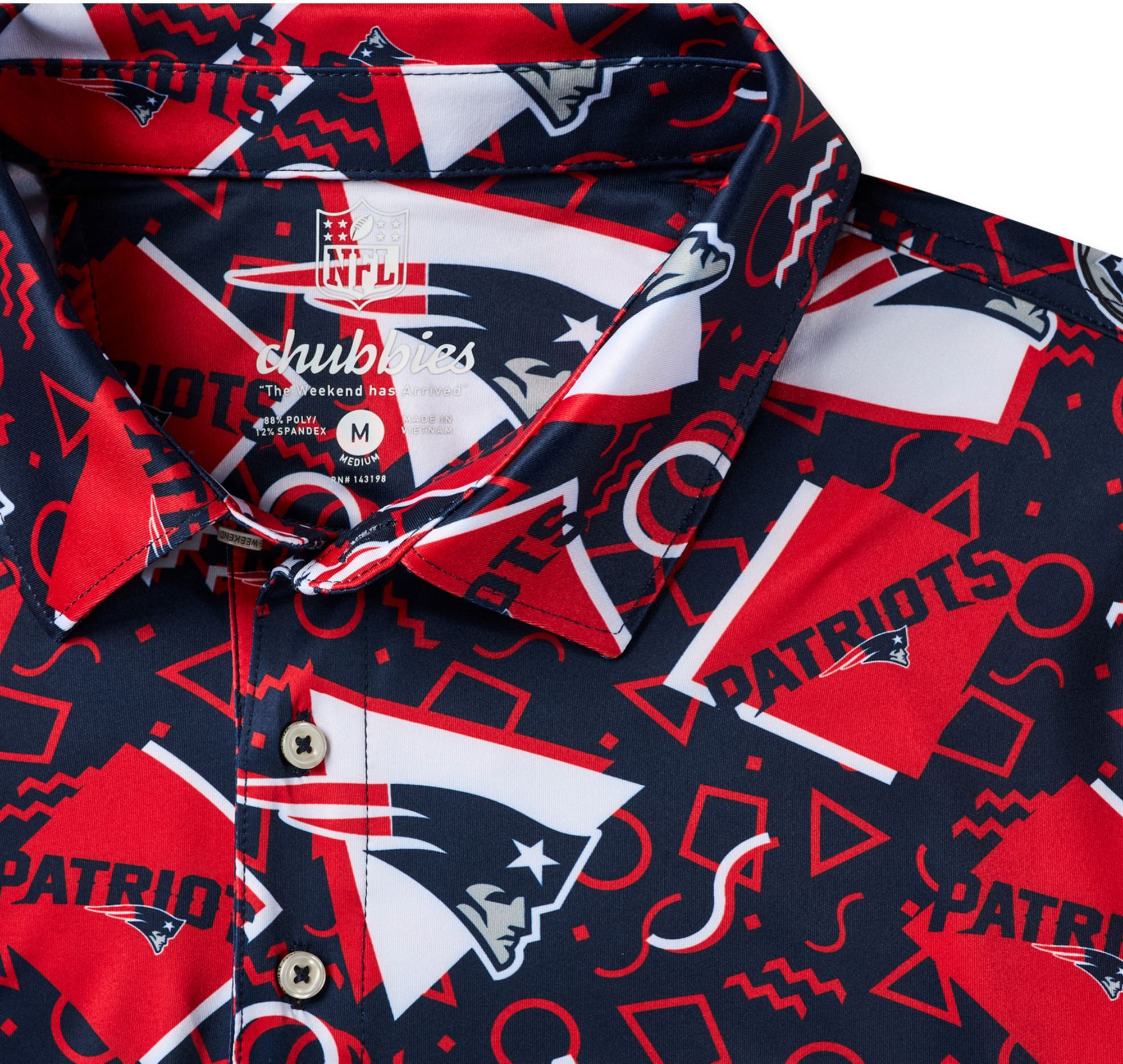 chubbies Men's New England Patriots Game Day Polo product image