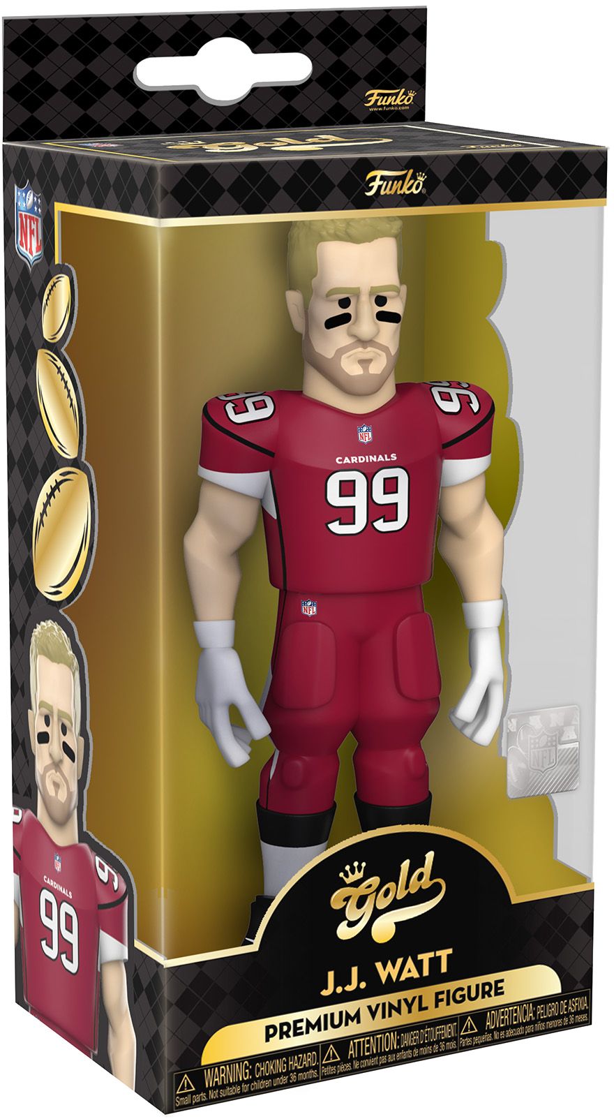 Funko Arizona Cardinals J.J. Watt GOLD Figure product image