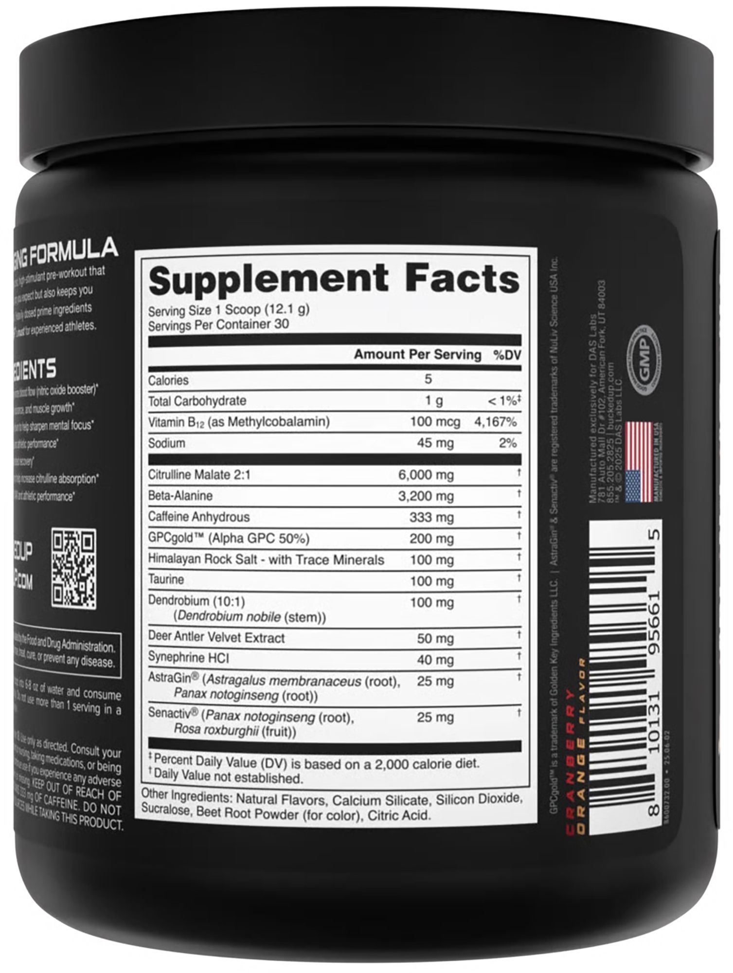 Bucked Up Woke AF Jacked-O-Lantern Pre-Workout product image