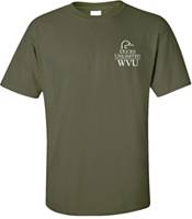 New World Graphics Men's West Virginia Mountaineers Green Ducks Unlimited Graphic T-Shirt product image