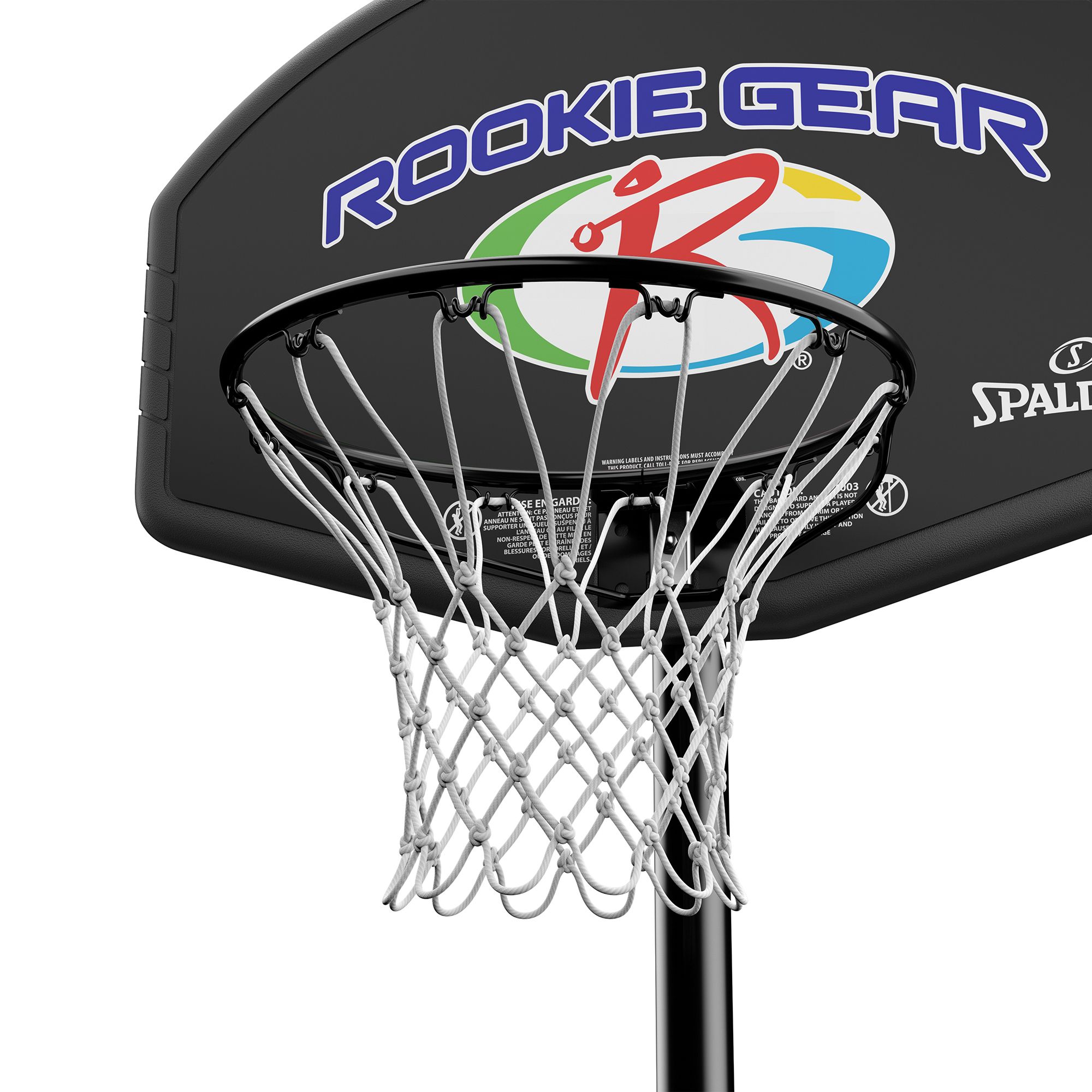 Spalding 32" Rookie Gear Eco-Composite Telescoping Portable Basketball Hoop product image