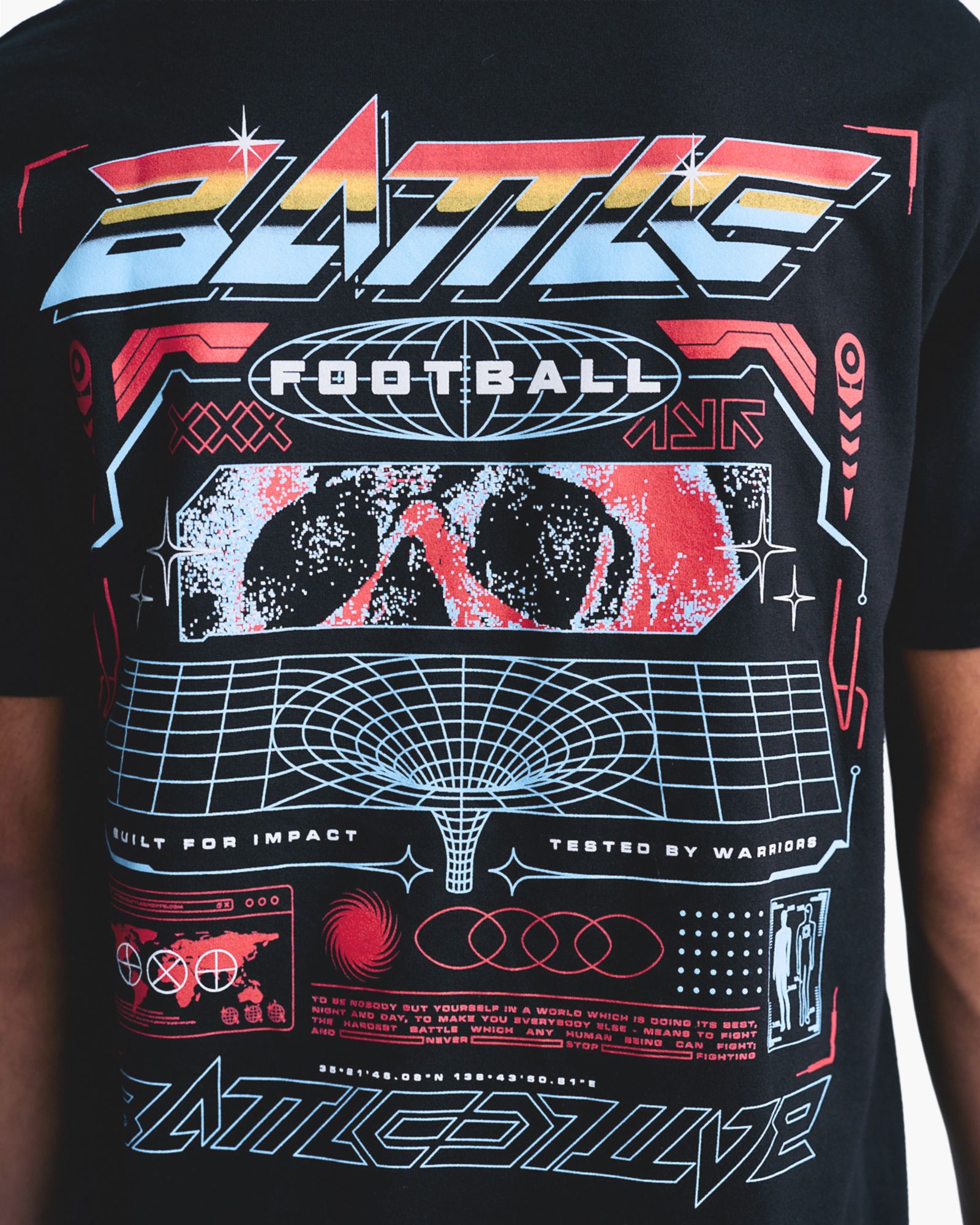 Battle Adult Future Tech Skull T-Shirt product image