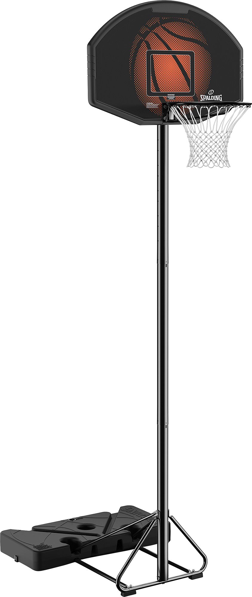 Spalding 44" Molded Eco-Composite Telescoping Portable Basketball Hoop product image