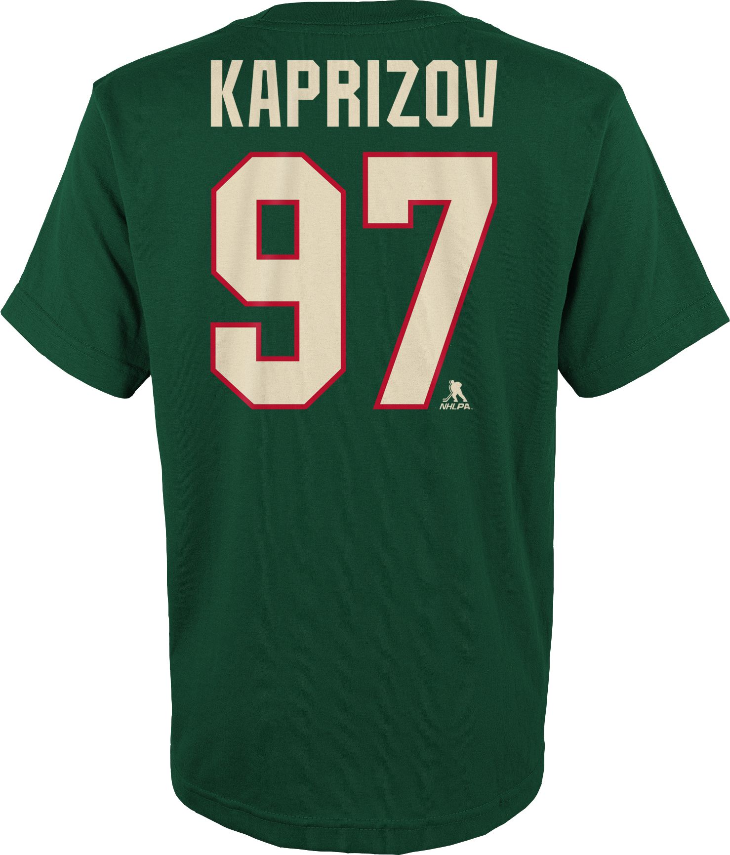 NHL Youth Minnesota Wild Kirill Kaprizov #97 Green T-Shirt product image