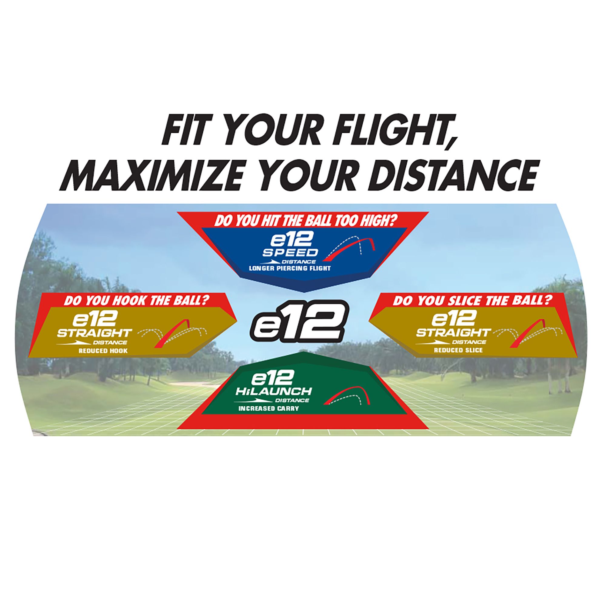 Bridgestone 2025 e12 Straight Golf Balls - 3 Dozen product image