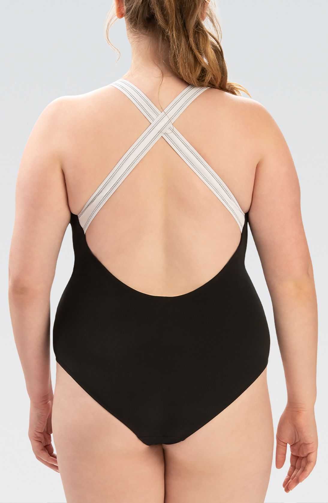 Dolfin Women's Solid Scoop Neck One-Piece Swimsuit product image