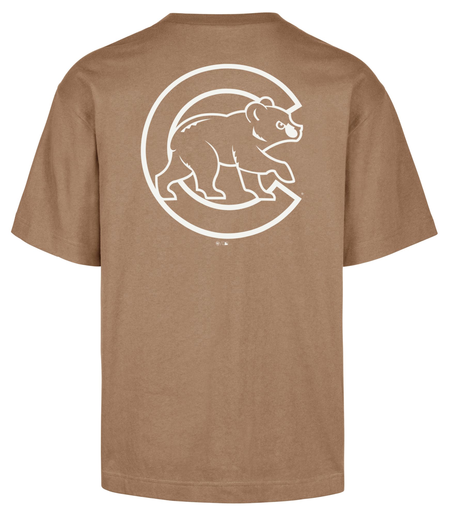 '47 Men's Chicago Cubs Tan Lateral Foundation T-Shirt product image