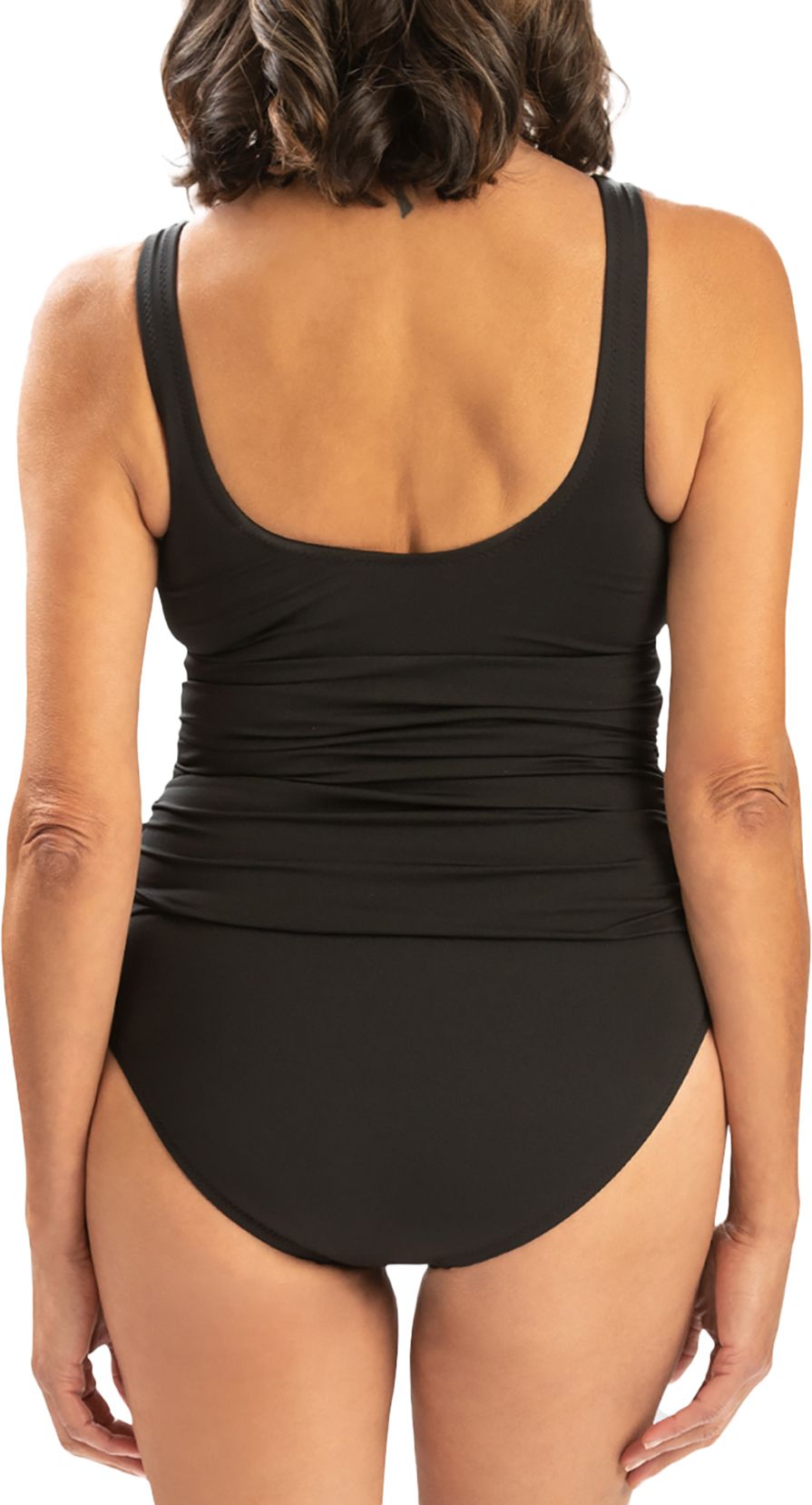 Dolfin Women's Surplice Wrap Front One-Piece Swimsuit product image