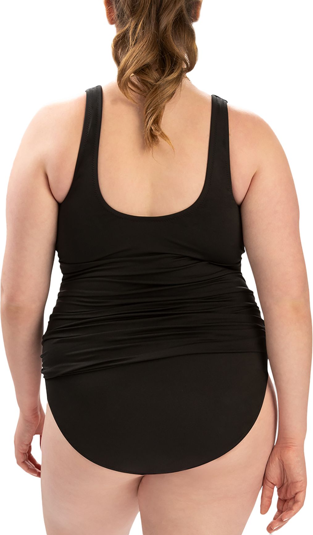 Dolfin Women's Surplice Wrap Front One-Piece Swimsuit product image