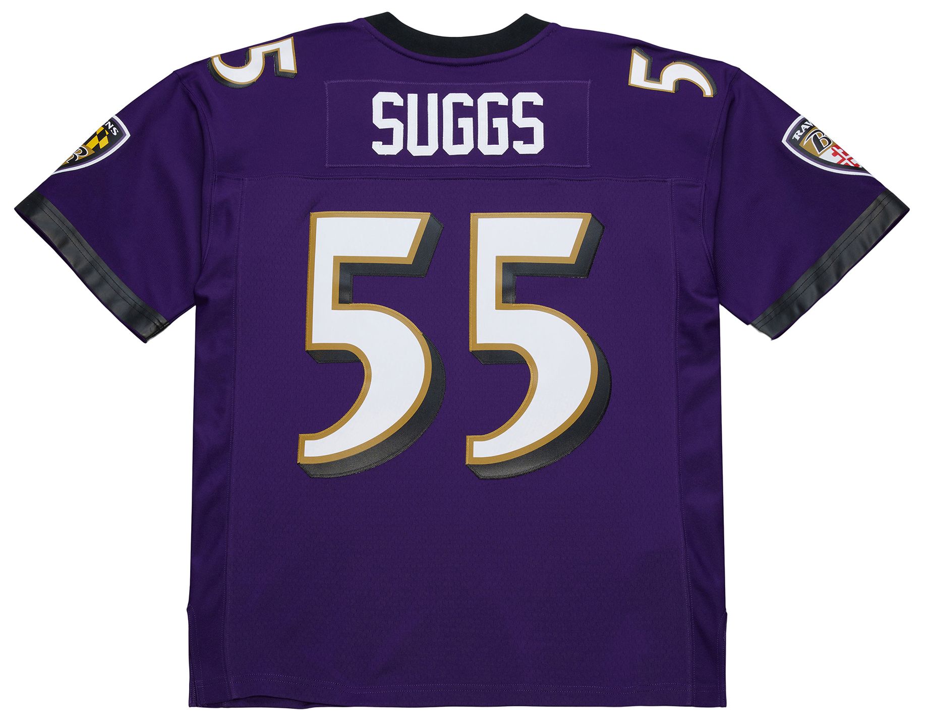 Mitchell & Ness Men's Baltimore Ravens Terrell Suggs #55 Purple 2003 Replica Football Jersey product image