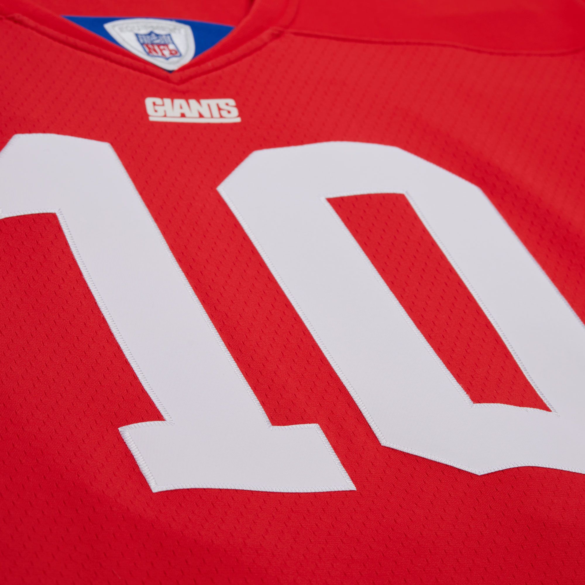 Mitchell & Ness Men's New York Giants Eli Manning #10 Red 2004 Replica Football Jersey product image