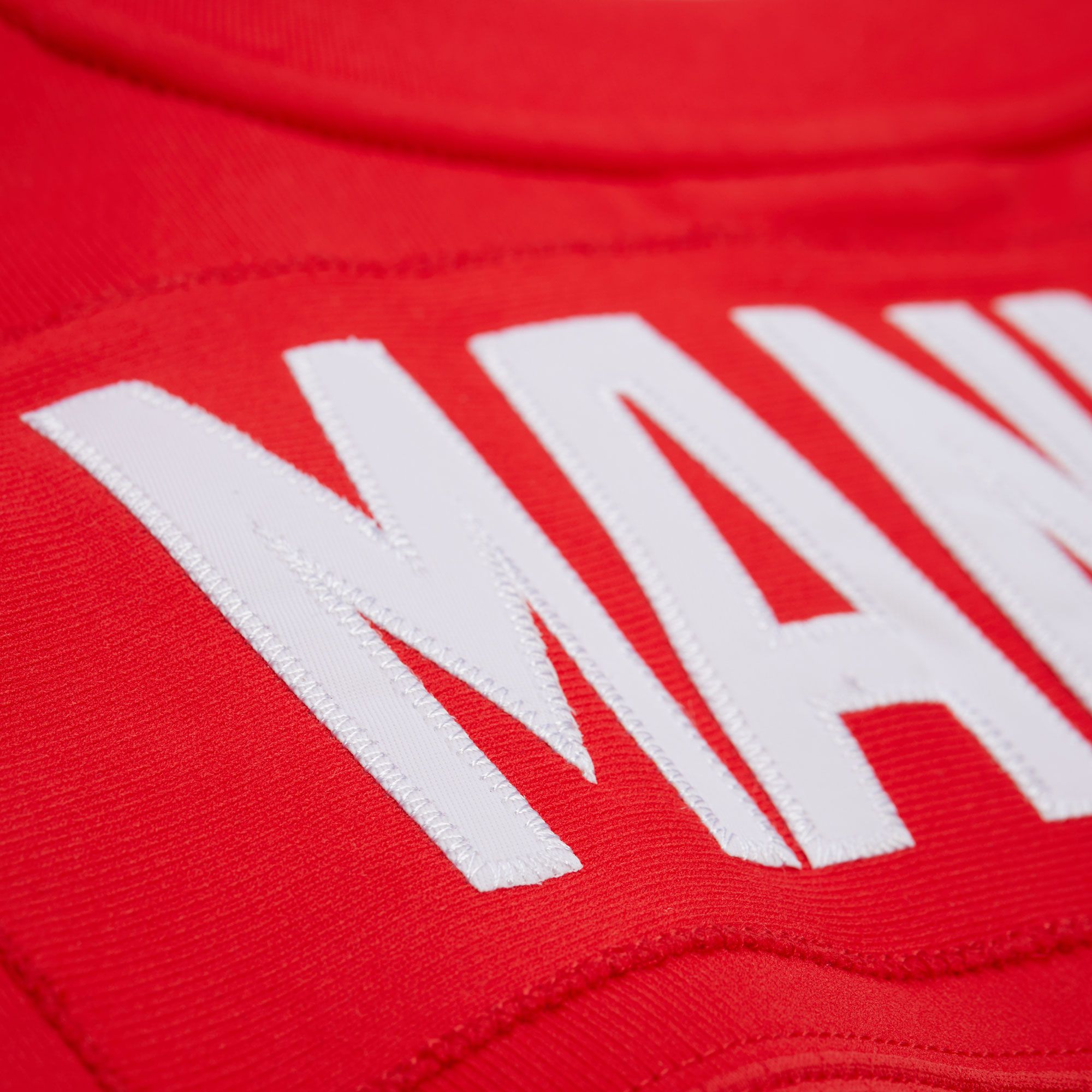 Mitchell & Ness Men's New York Giants Eli Manning #10 Red 2004 Replica Football Jersey product image