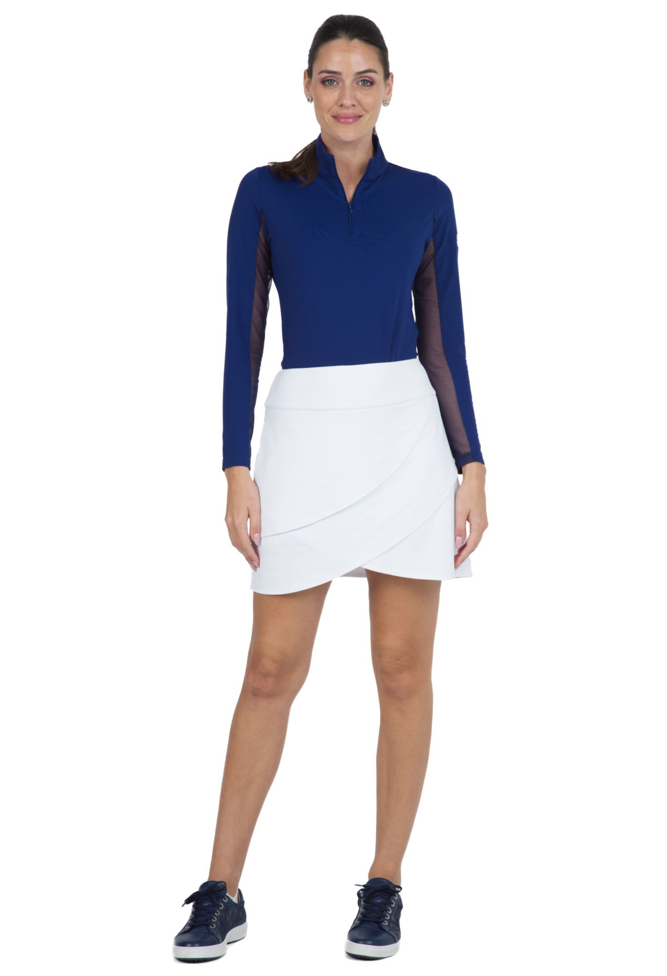 IBKUL Women's 17.5" Solid Layered Golf Skort product image