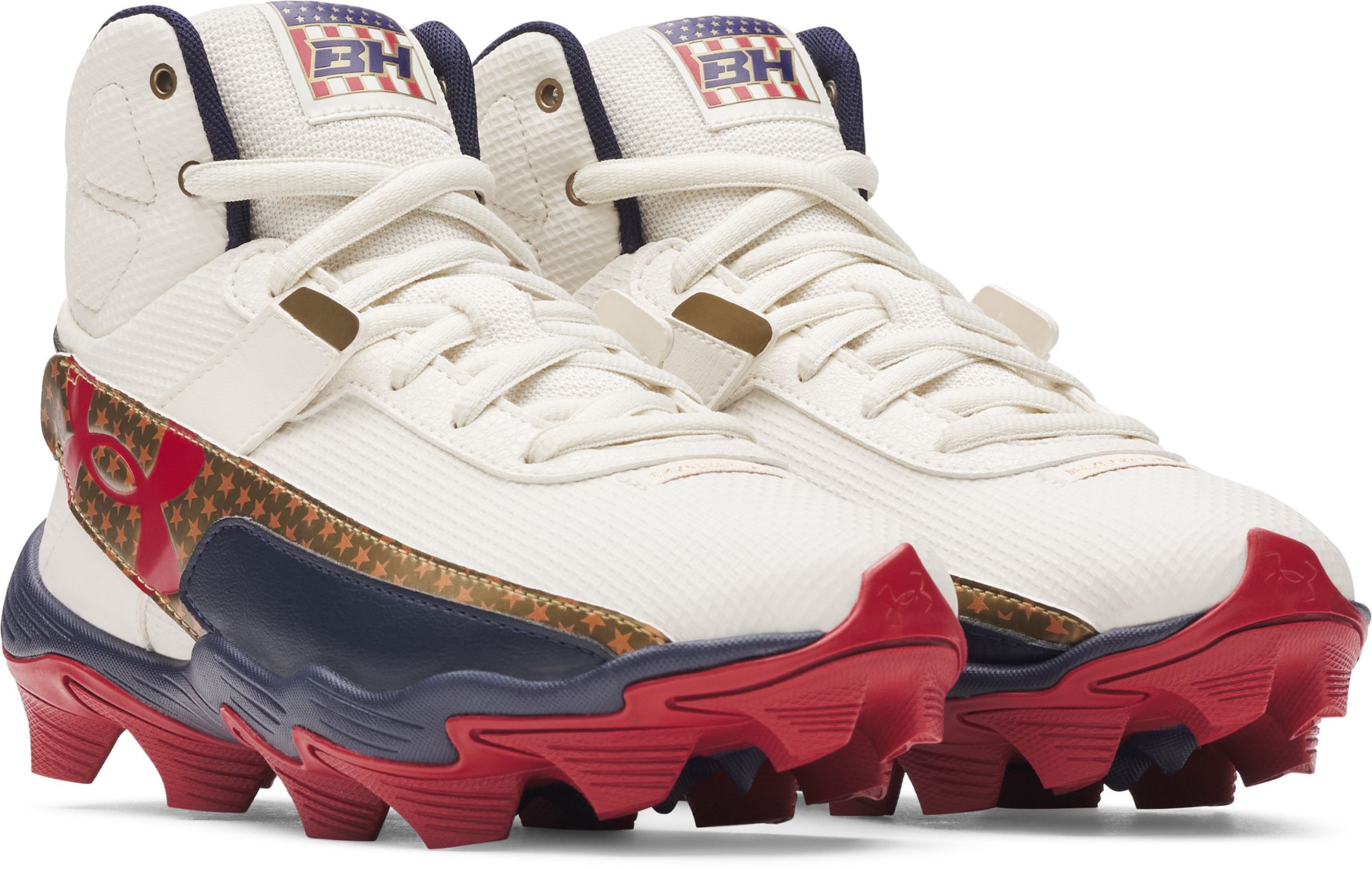 Under Armour Kids' Harper 10 LE RM Mid Baseball Cleats product image