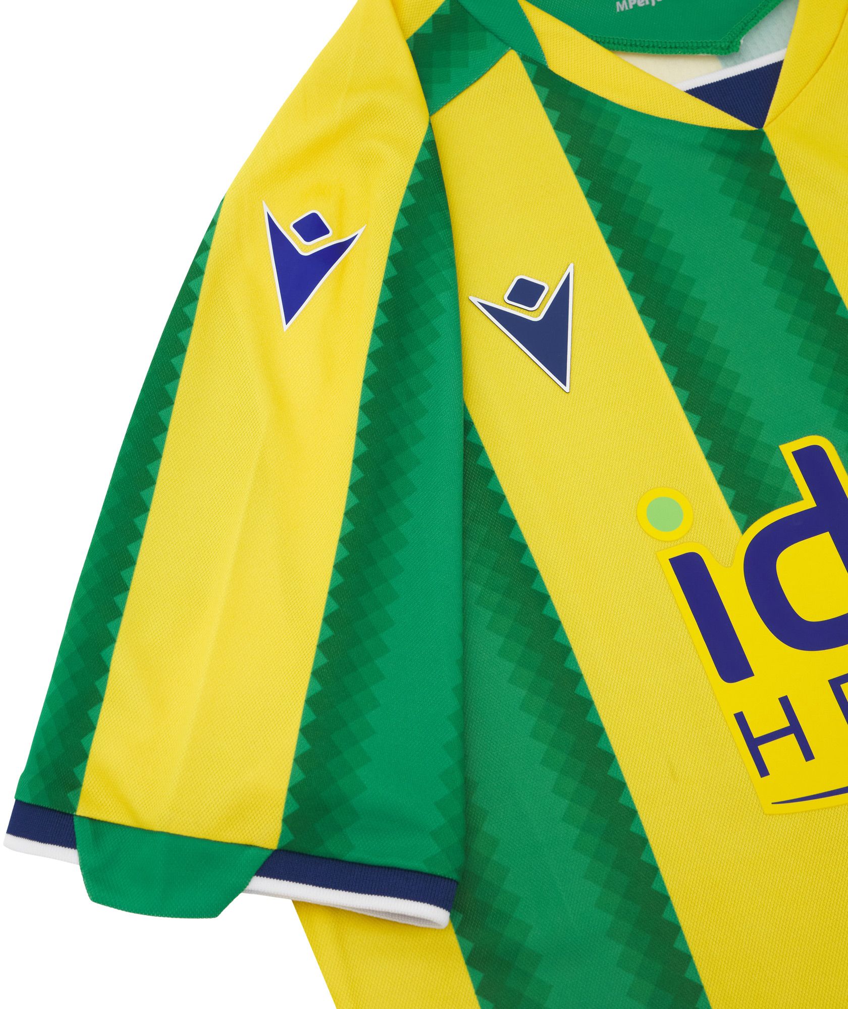 Macron Adult West Bromwich Albion 2025 Yellow Authentic Away Jersey product image