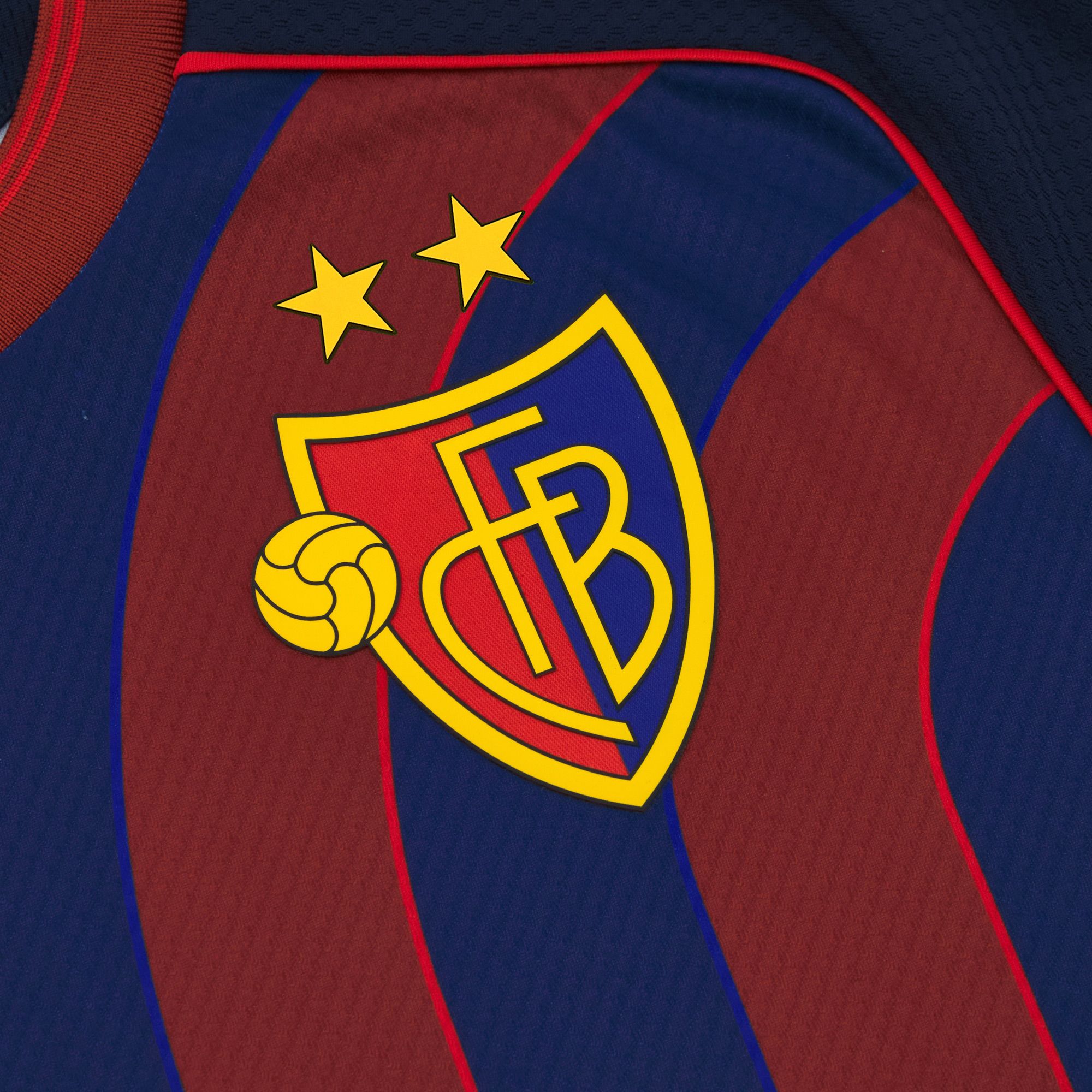Macron Adult Basel FC 2025 Red Authentic Home Jersey product image