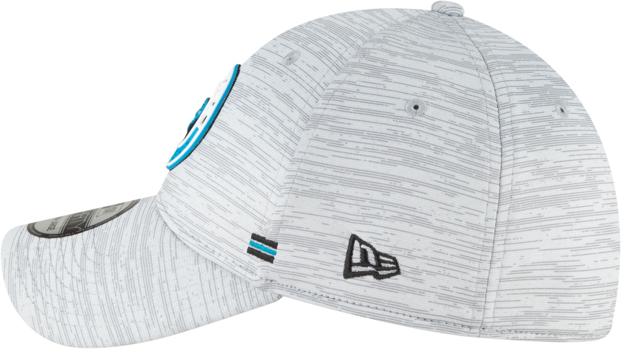 New Era Men's Carolina Panthers Sideline Road 39Thirty Stretch Fit Hat product image