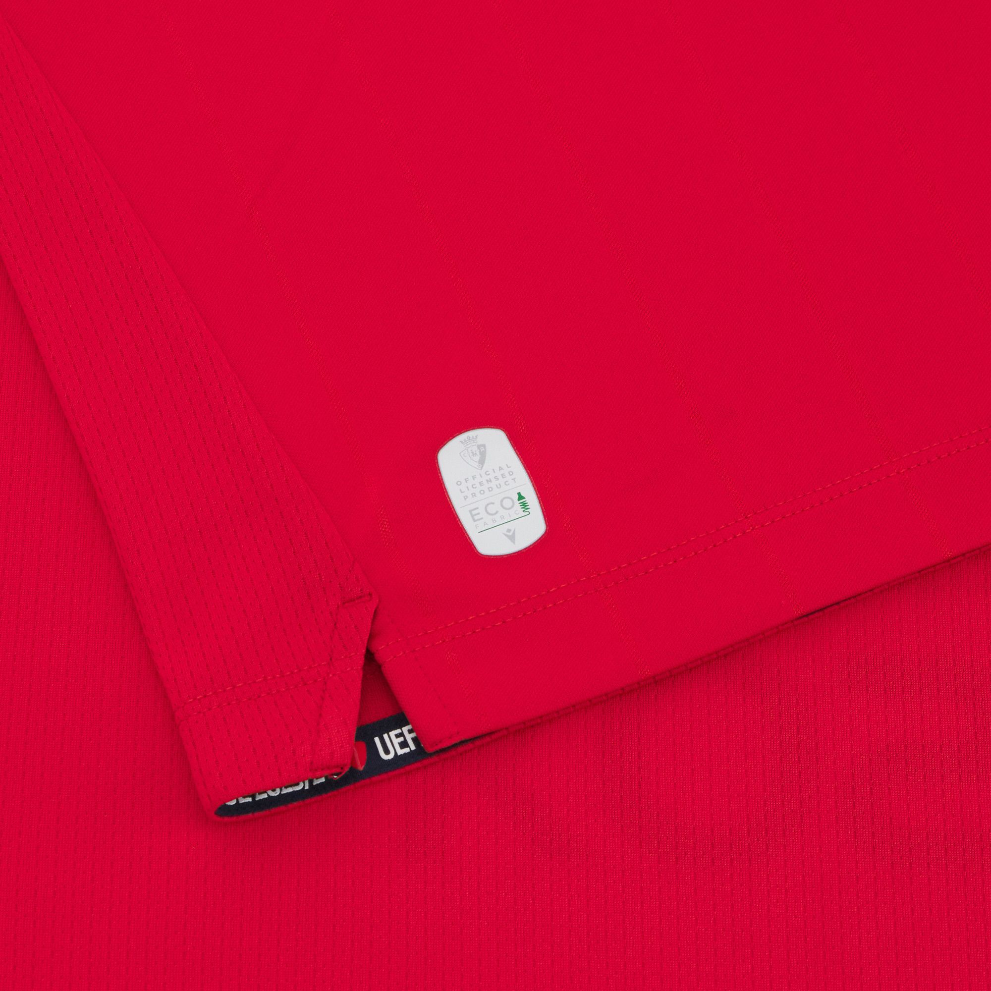 Macron Adult Osasuna 2025 Red Authentic Home Jersey product image