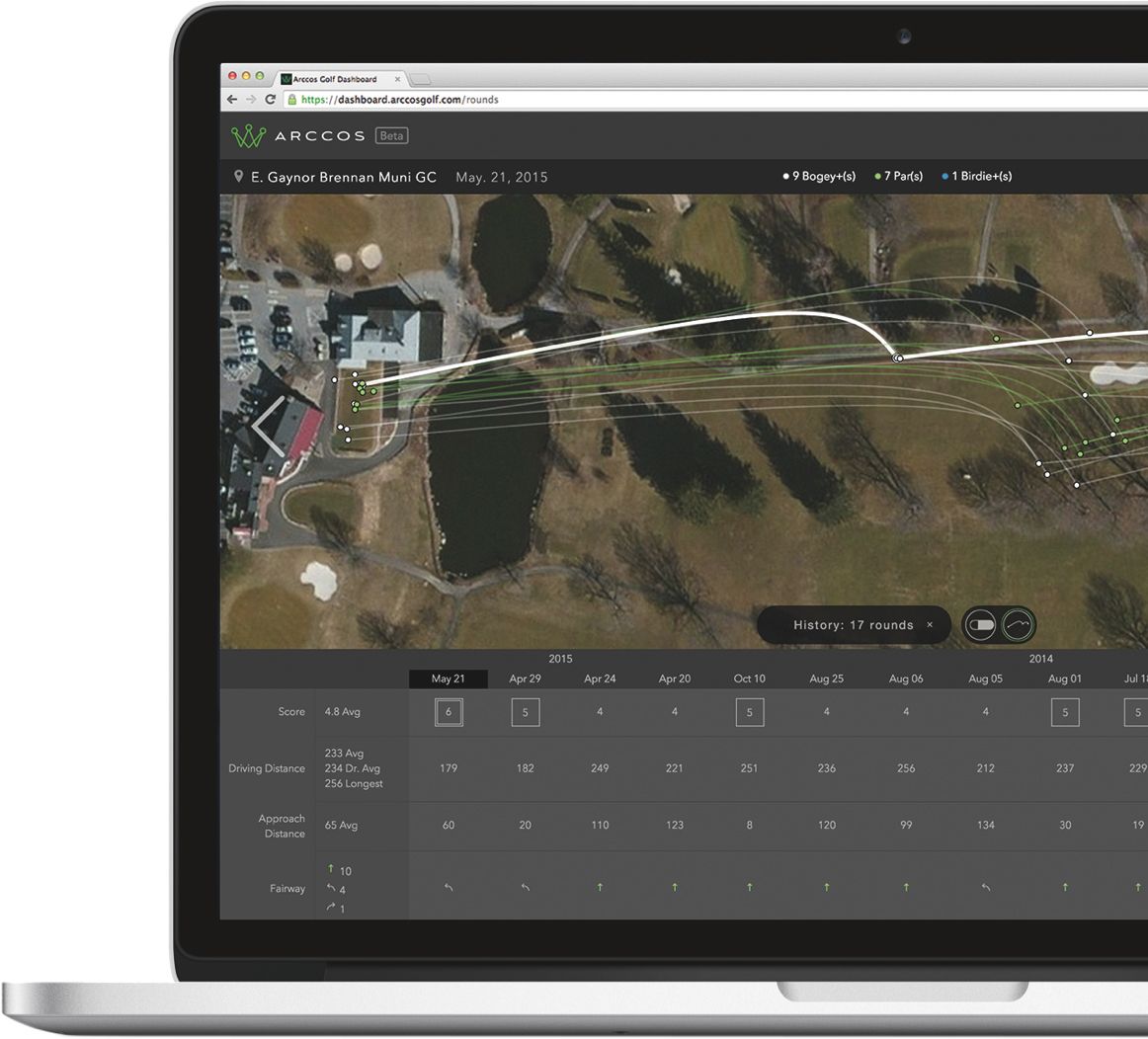 Arccos Caddie Smart Sensor Golf Performance Tracking System product image