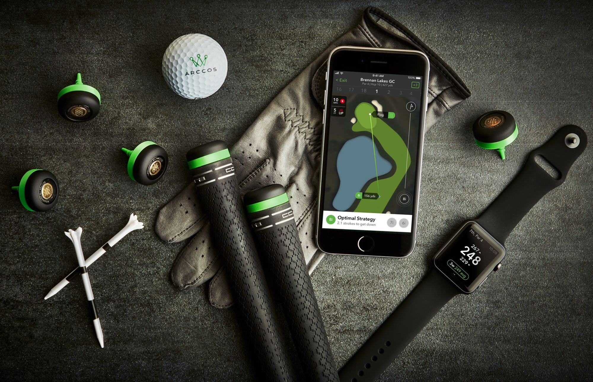 Arccos Caddie Smart Sensor Golf Performance Tracking System product image