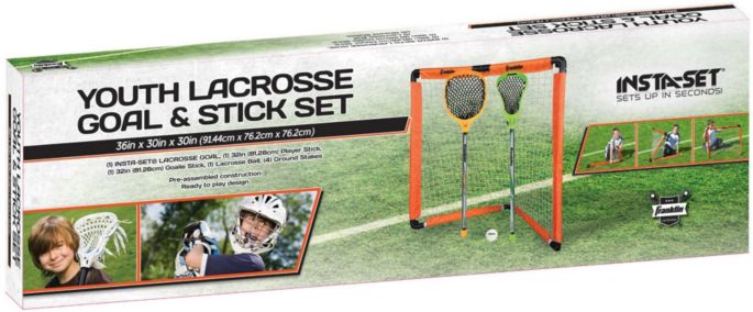Franklin Sports Youth Lacrosse Goal And Stick Set Dick S