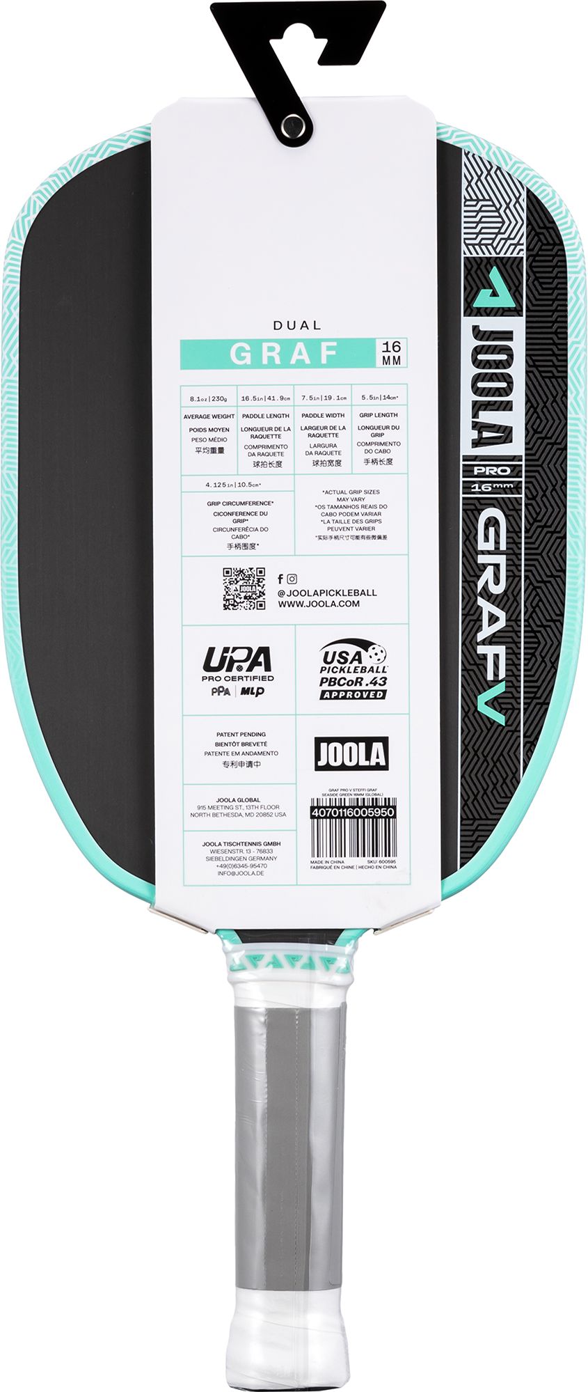 JOOLA Steffi Graf Pro V 16mm Pickleball Paddle product image