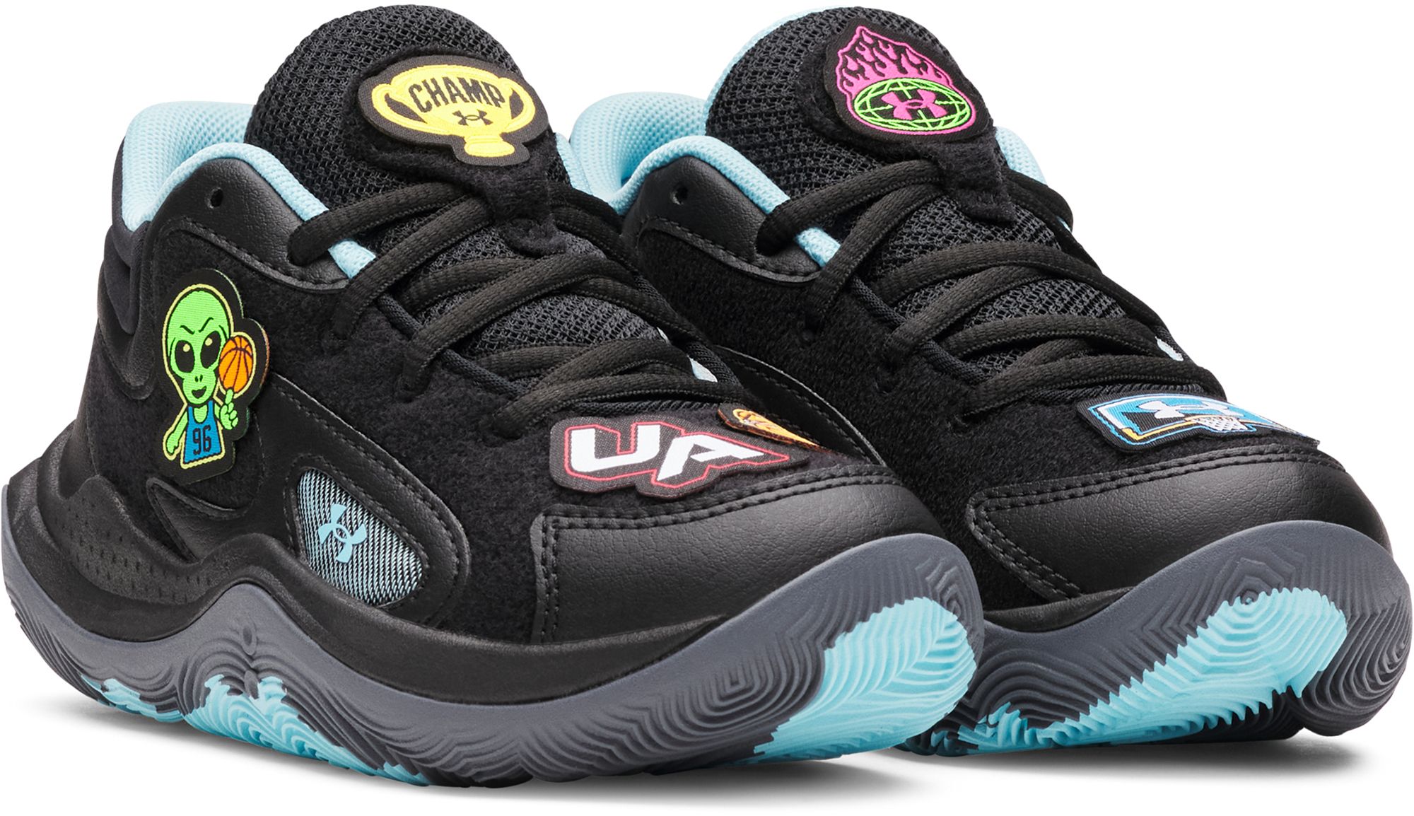 Under Armour Kids' Preschool Jet '25 Patches Basketball Shoes product image
