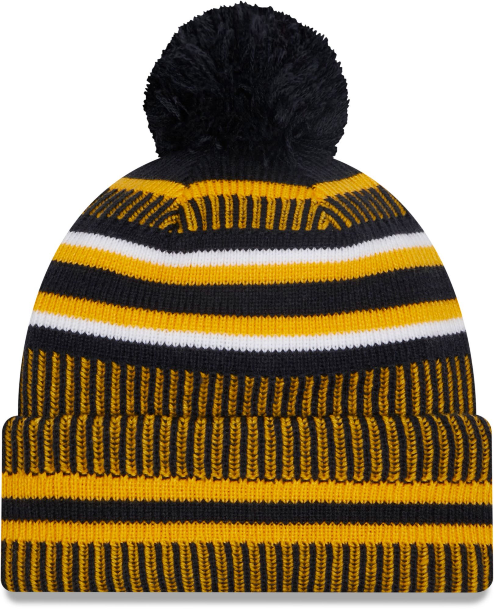 New Era Men's West Virginia Mountaineers Blue Sport Knit Pom Beanie product image