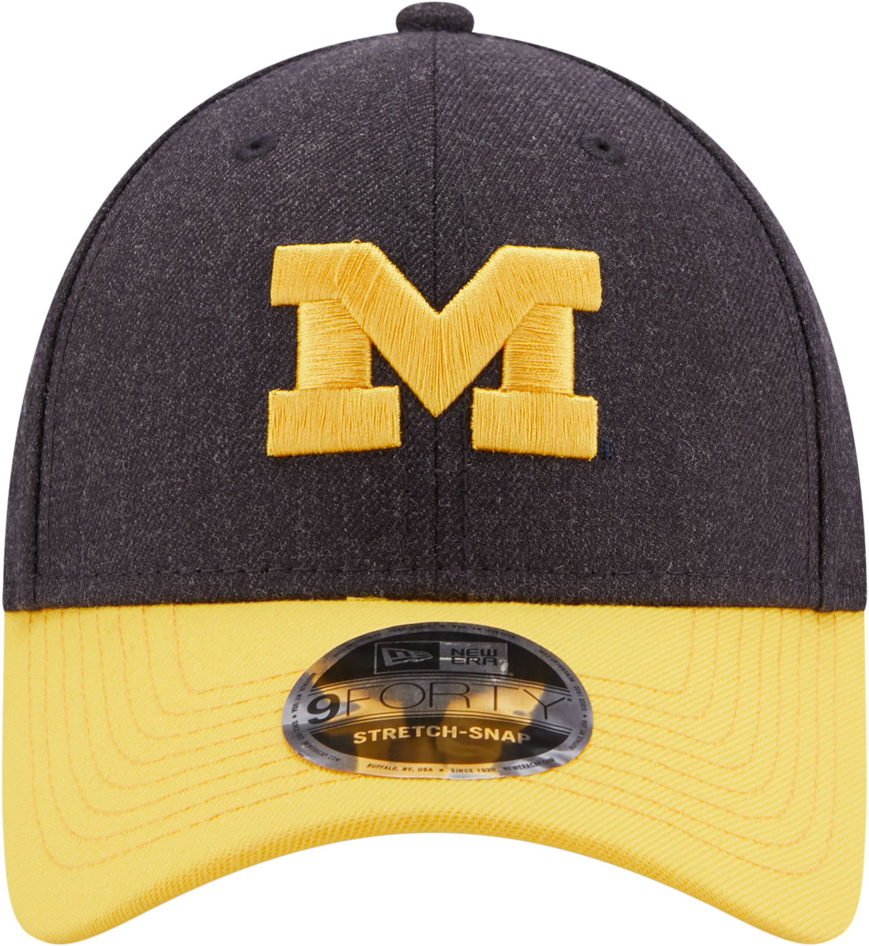 New Era Men's Michigan Wolverines Blue League 9Forty Adjustable Hat product image